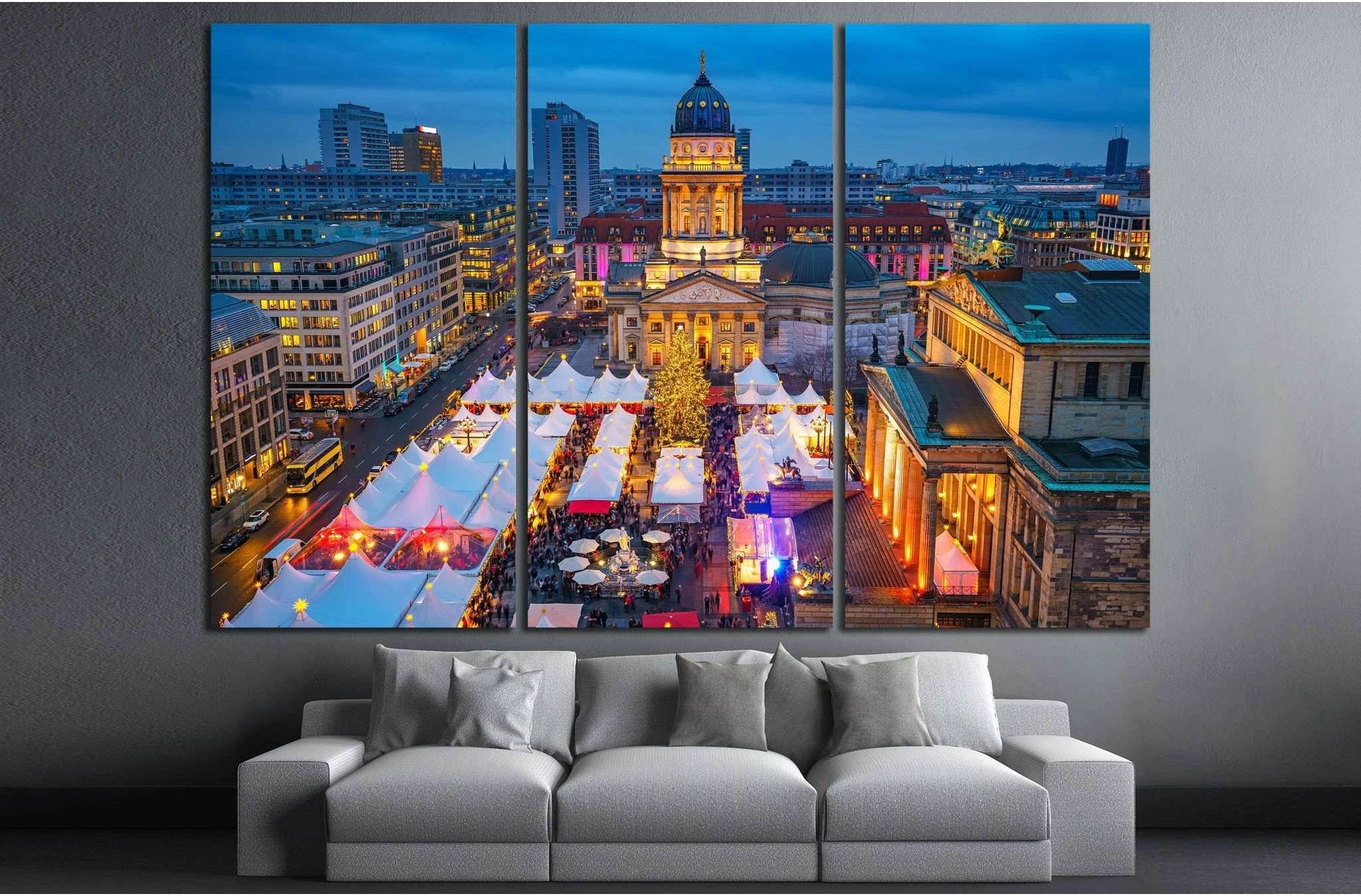 konzerthaus in Berlin, Germany №1104 Ready to Hang Canvas Print - Zellart Canvas Prints ALL_Products, s-1104