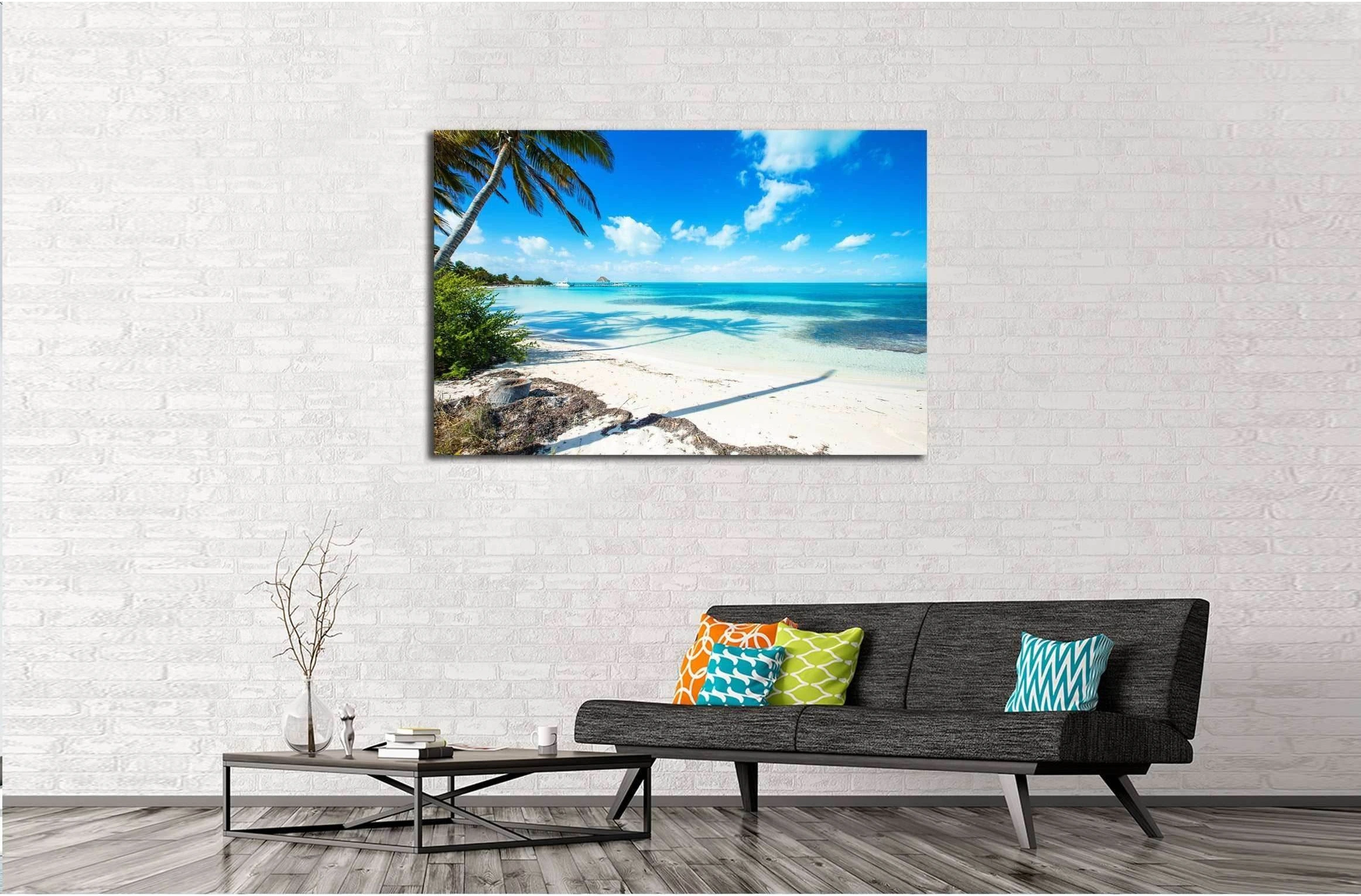Kukulkan Pyramid in Chichen Itza Site, Mexico №3084 Ready to Hang Canvas Print - Zellart Canvas Prints ALL_Products, s-3084