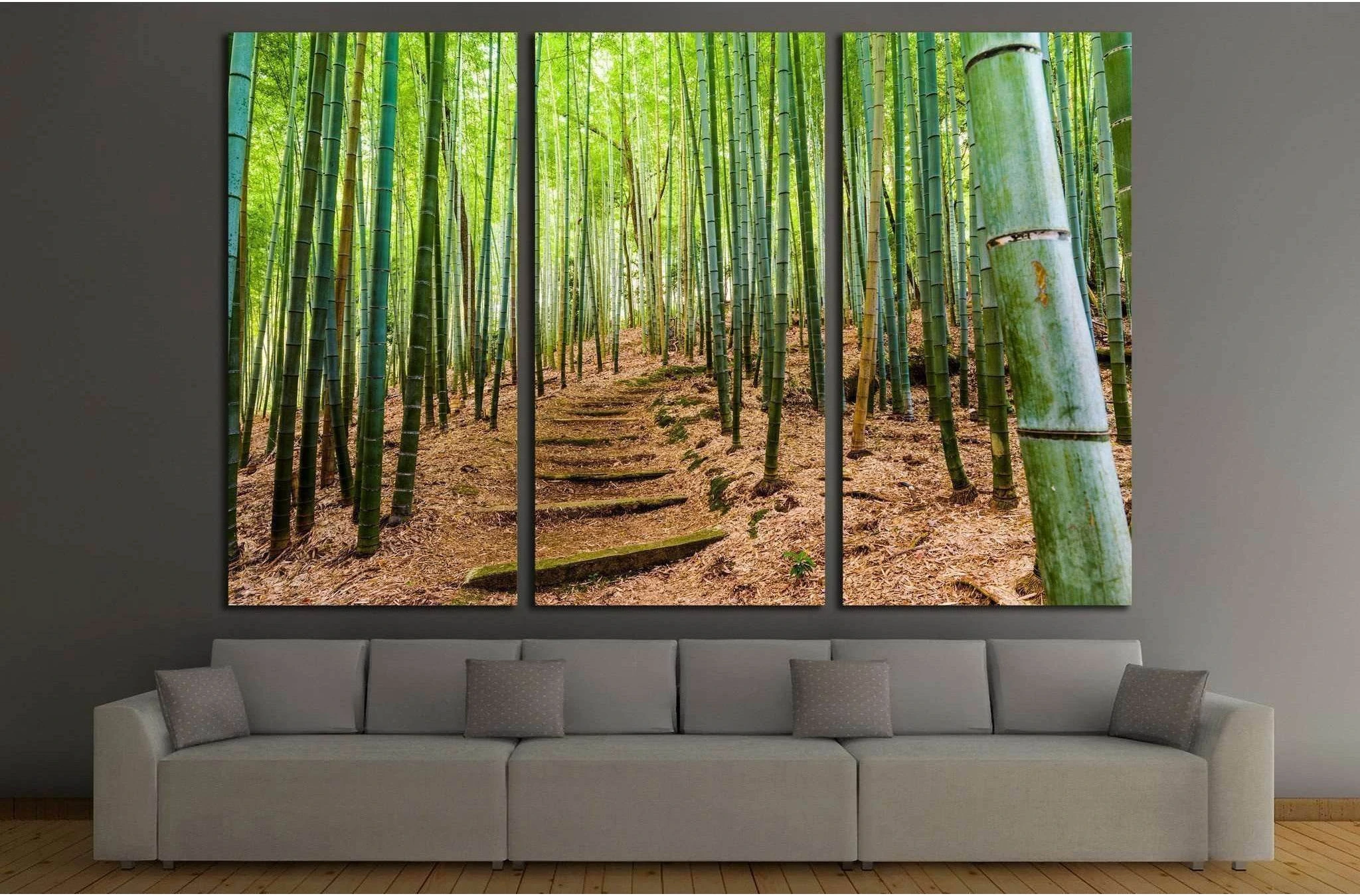 Kyoto, Japan bamboo forest №1987 Ready to Hang Canvas Print - Zellart Canvas Prints ALL_Products, s-1987