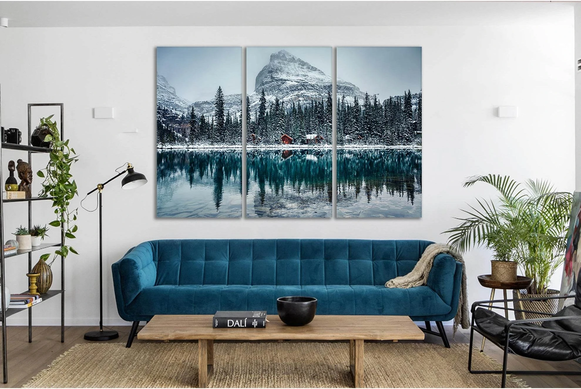 Lake Ohara №Sl33 Ready to Hang Canvas Print - Zellart Canvas Prints 0new, ALL_Products, Nature & Landscapes Canvas Print
