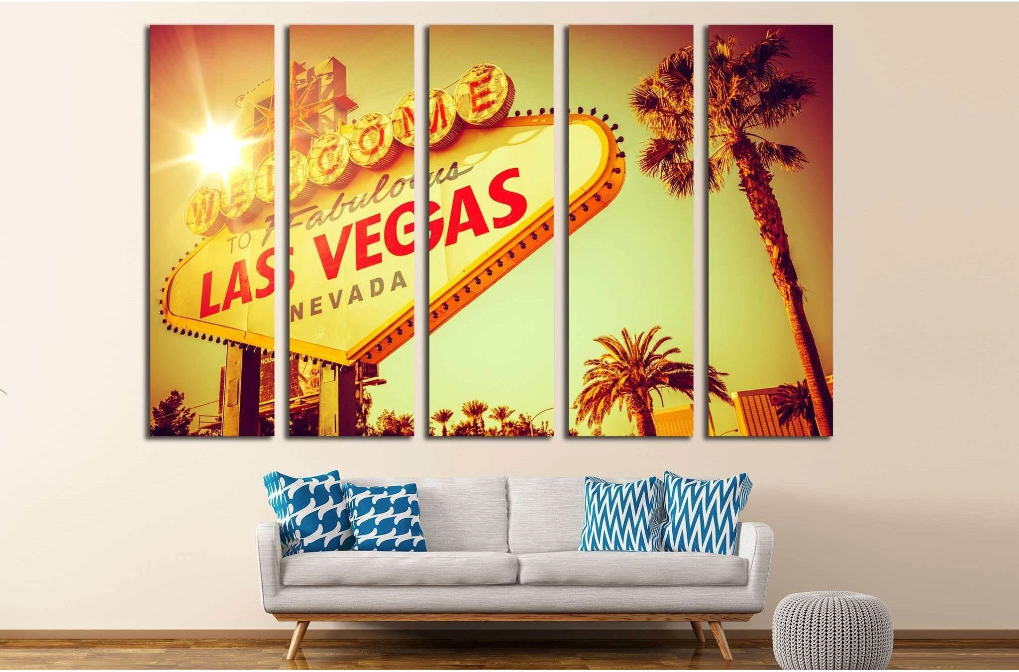 Las Vegas №530 Ready to Hang Canvas Print - Zellart Canvas Prints ALL_Products, s-530