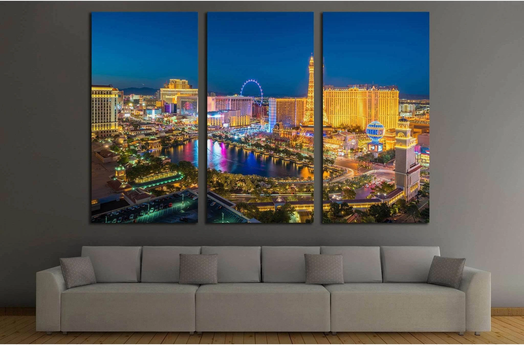 Las Vegas №537 Ready to Hang Canvas Print - Zellart Canvas Prints ALL_Products, s-537