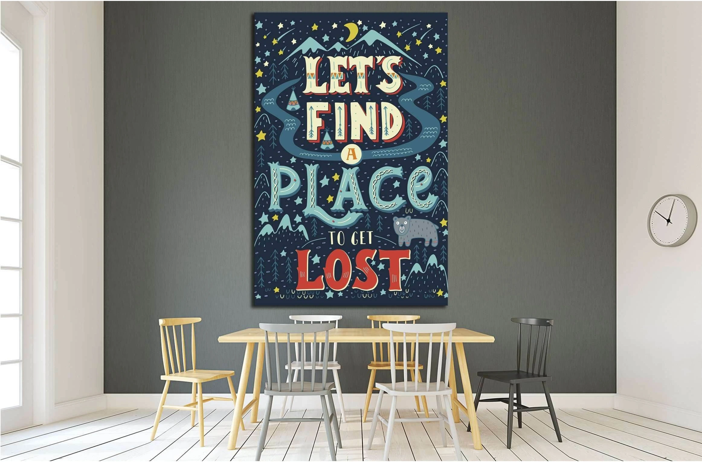 Let's find a place to get los №4532 Ready to Hang Canvas Print - Zellart Canvas Prints ALL_Products, s-4532