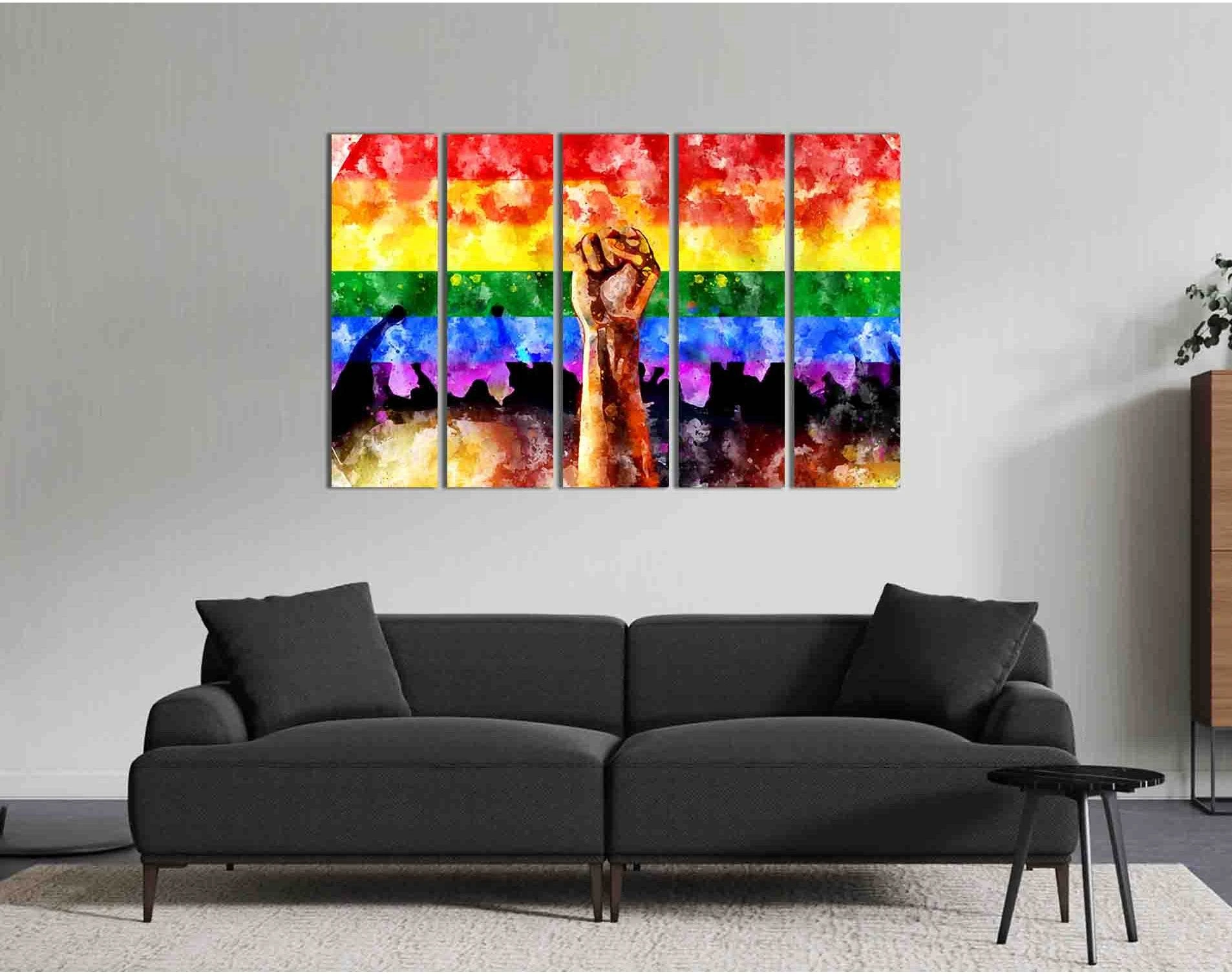 LGBT community №2115 Ready to Hang Canvas Print - Zellart Canvas Prints 2115, ALL_Products
