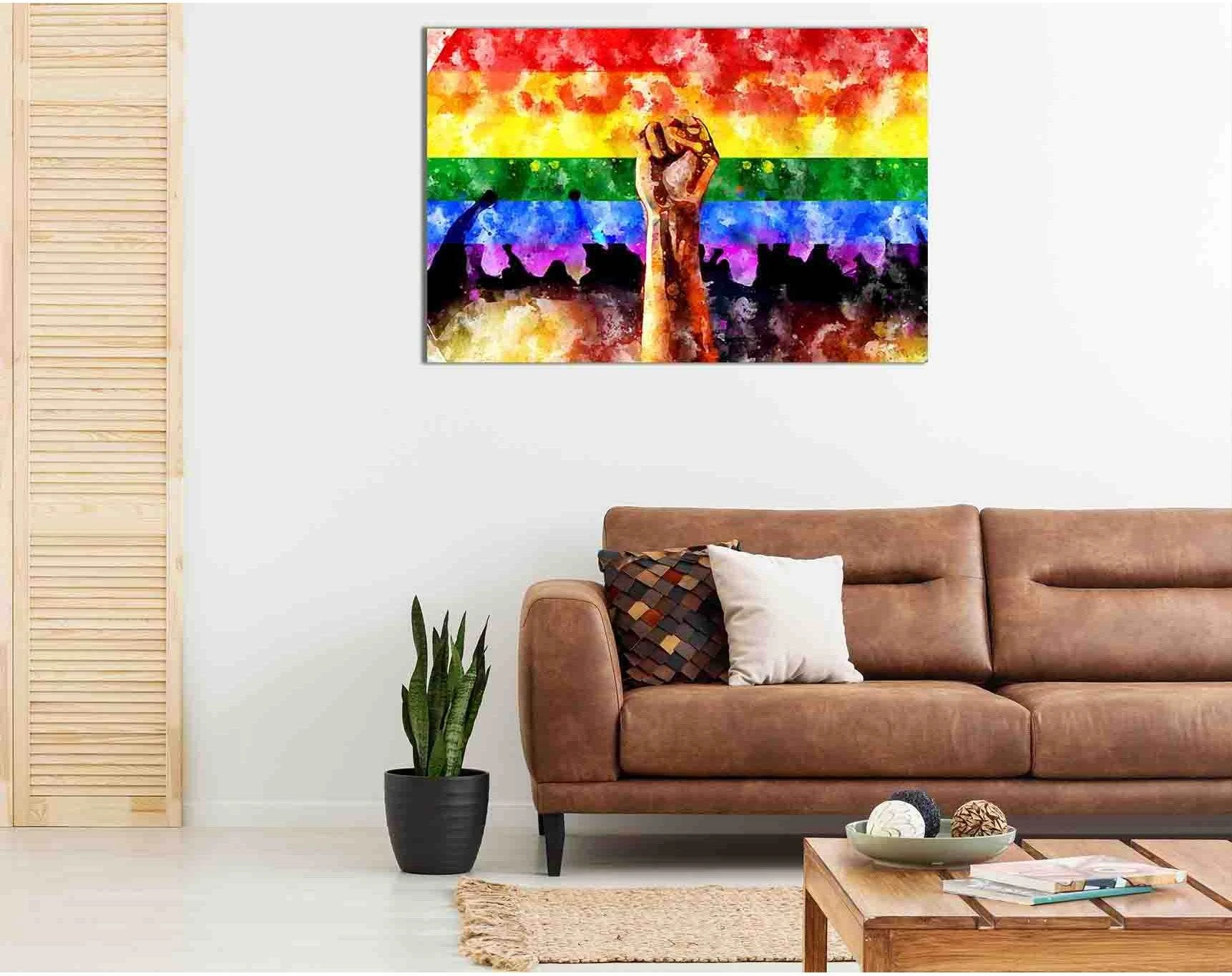LGBT community №2115 Ready to Hang Canvas Print - Zellart Canvas Prints 2115, ALL_Products