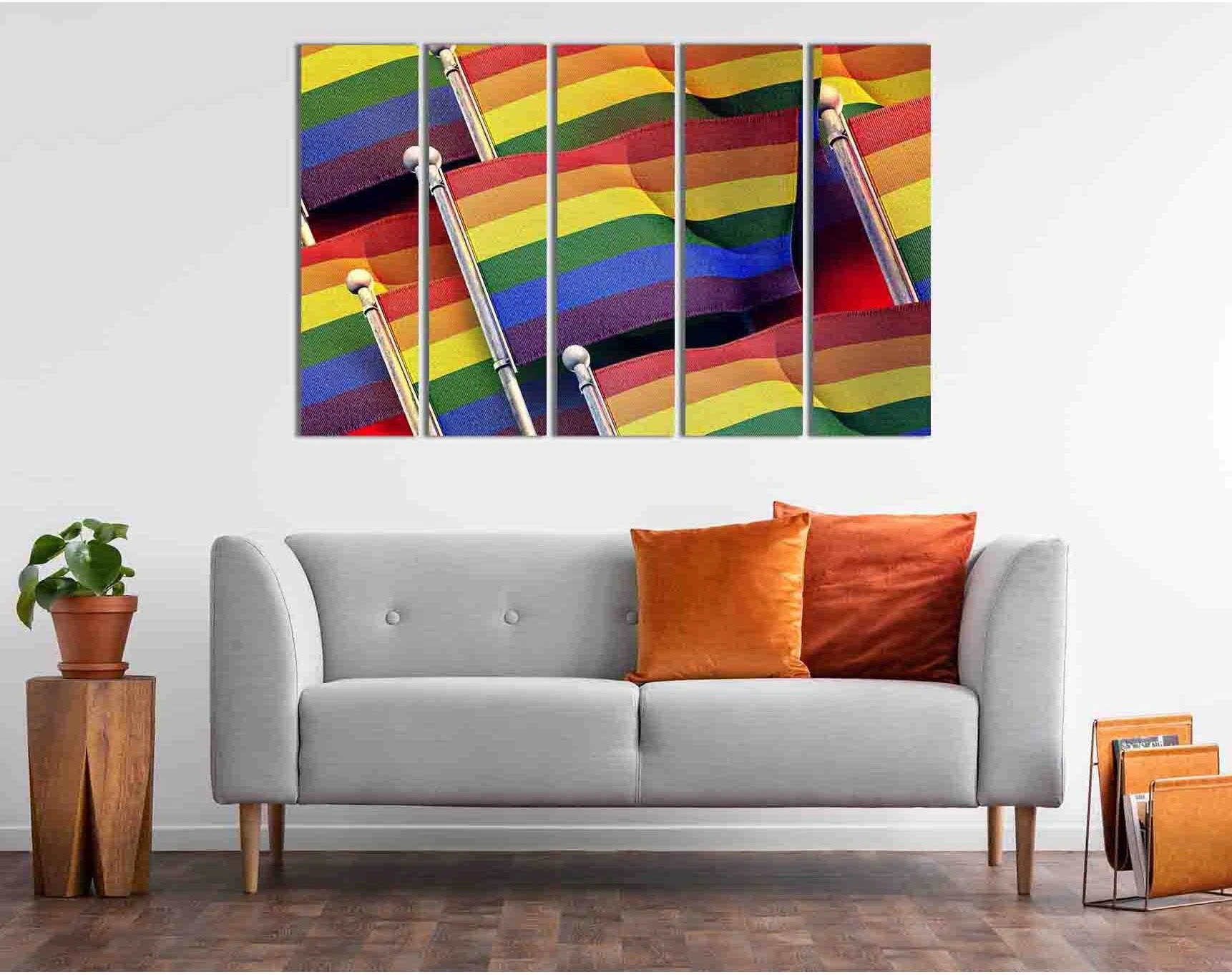 LGBT flag №2156 Ready to Hang Canvas Print - Zellart Canvas Prints 2156, ALL_Products