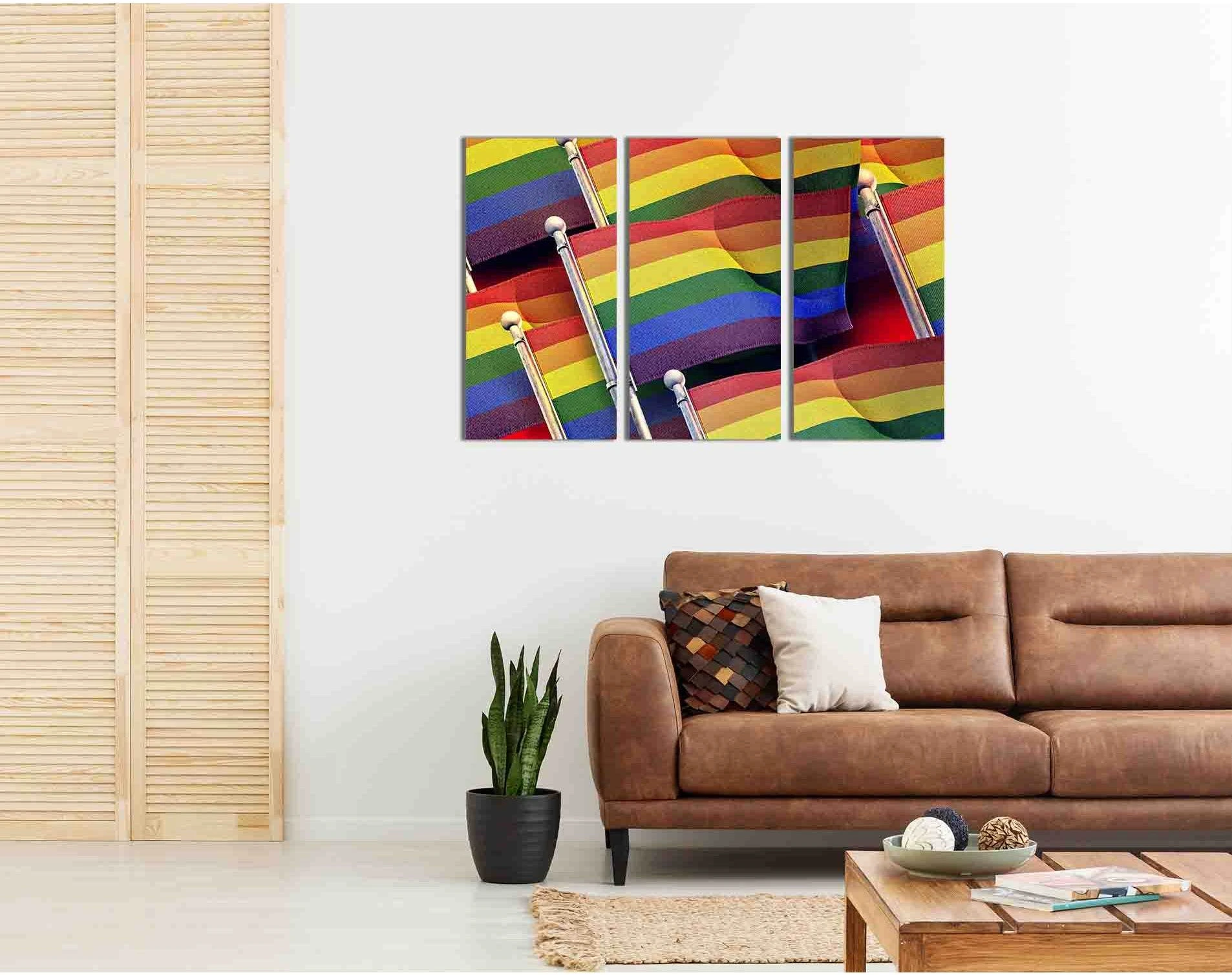 LGBT flag №2156 Ready to Hang Canvas Print - Zellart Canvas Prints 2156, ALL_Products