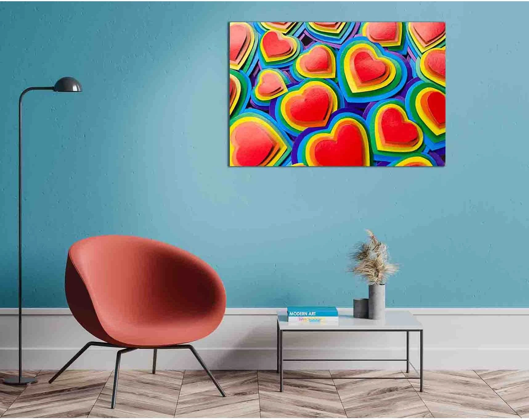 Lgbt Valentine's day №2127 Ready to Hang Canvas Print - Zellart Canvas Prints 2127, ALL_Products