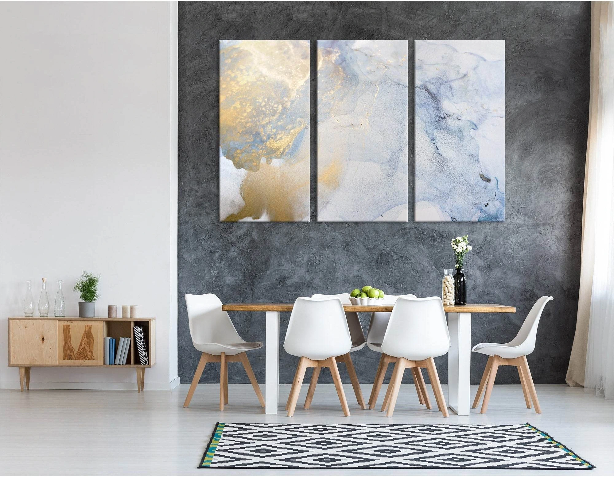 Light Purple And Ginger Abstract №04298 Ready to Hang Canvas Print - Zellart Canvas Prints ALL_Products