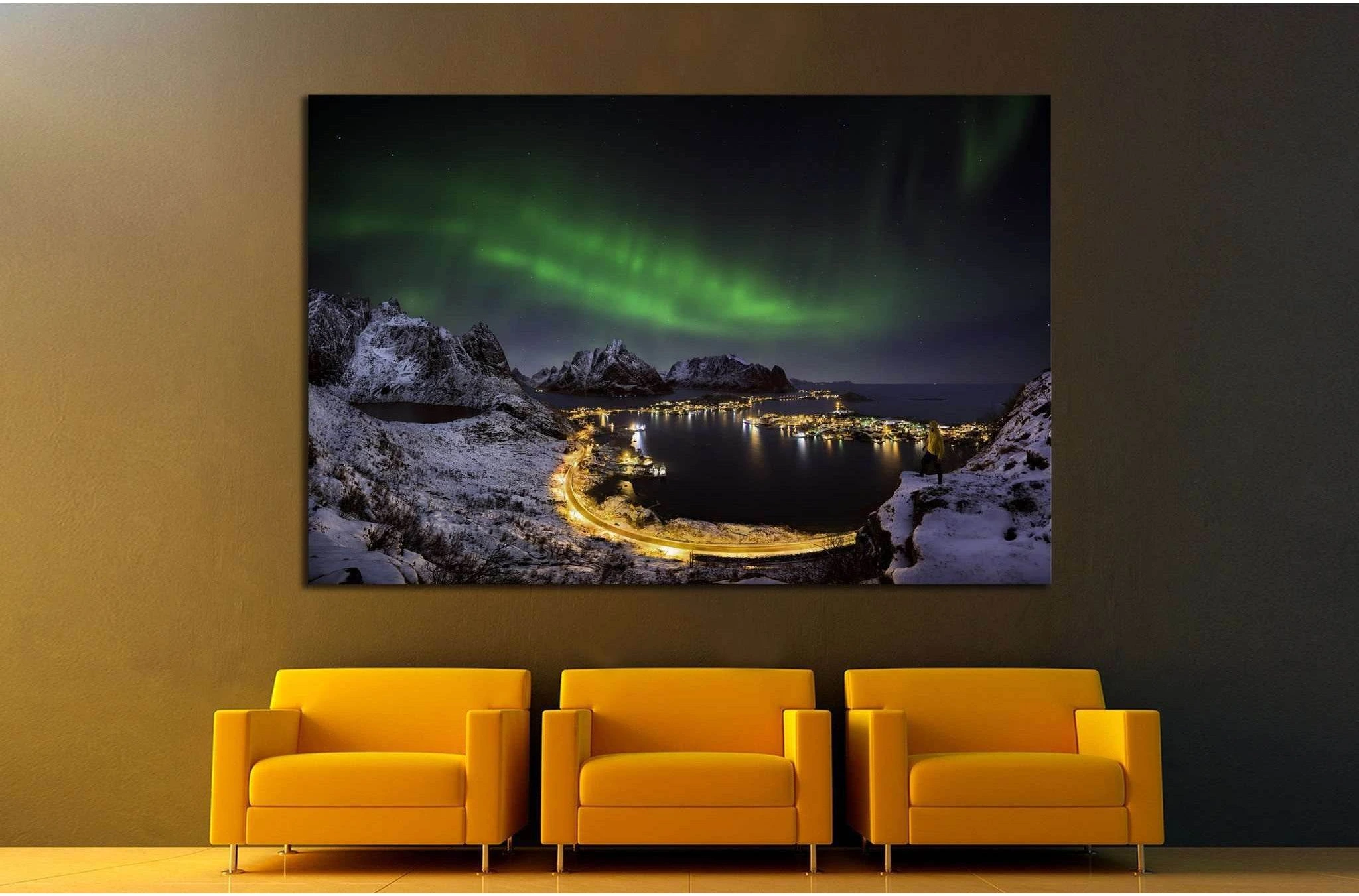 Lofoten islands, Norway №1431 Ready to Hang Canvas Print - Zellart Canvas Prints ALL_Products, s-1431