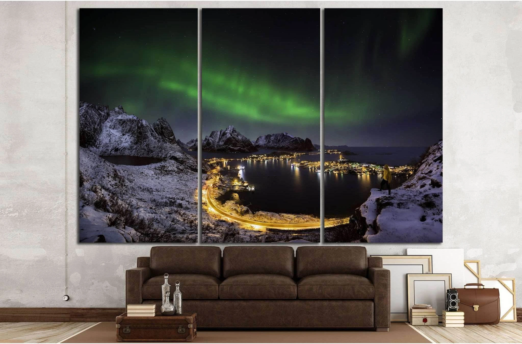 Lofoten islands, Norway №1431 Ready to Hang Canvas Print - Zellart Canvas Prints ALL_Products, s-1431