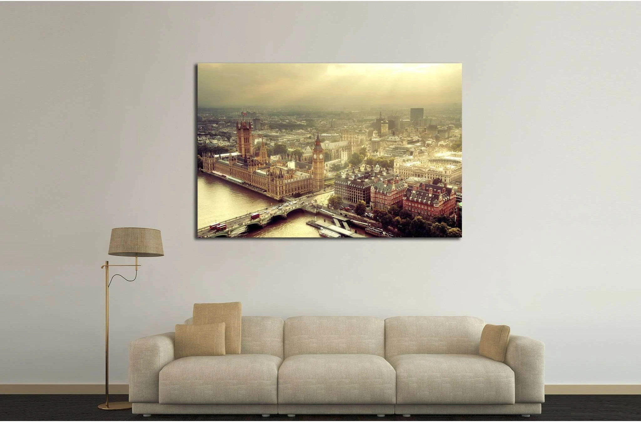 London urban cityscape №592 Ready to Hang Canvas Print - Zellart Canvas Prints ALL_Products, s-592