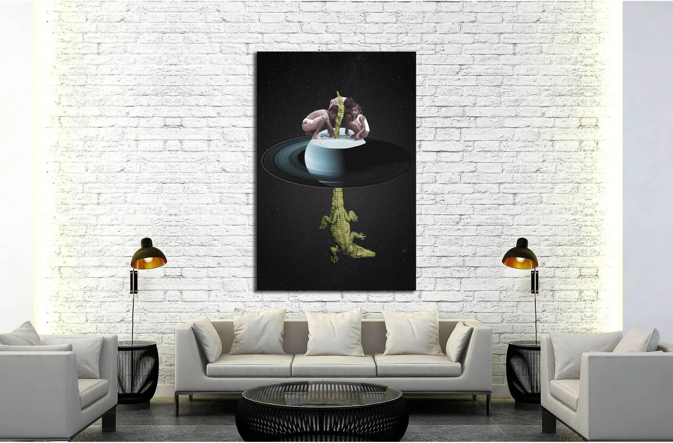 look what i found (Eugenia Loli) №3404 Ready to Hang Canvas Print - Zellart Canvas Prints ALL_Products, s-3404