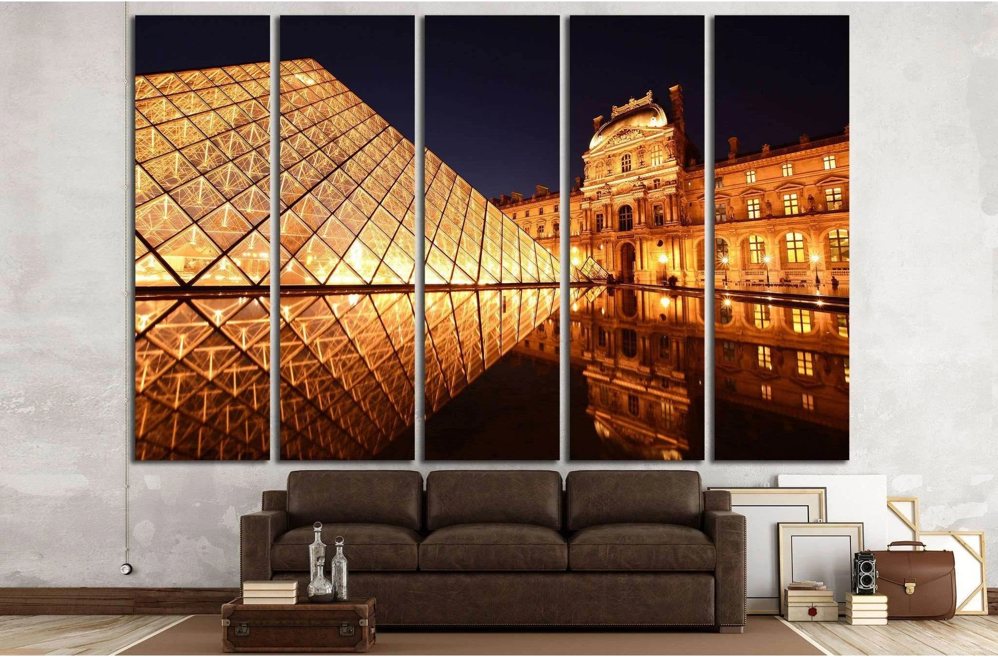 Louvre Paris №1168 Ready to Hang Canvas Print - Zellart Canvas Prints ALL_Products, s-1168