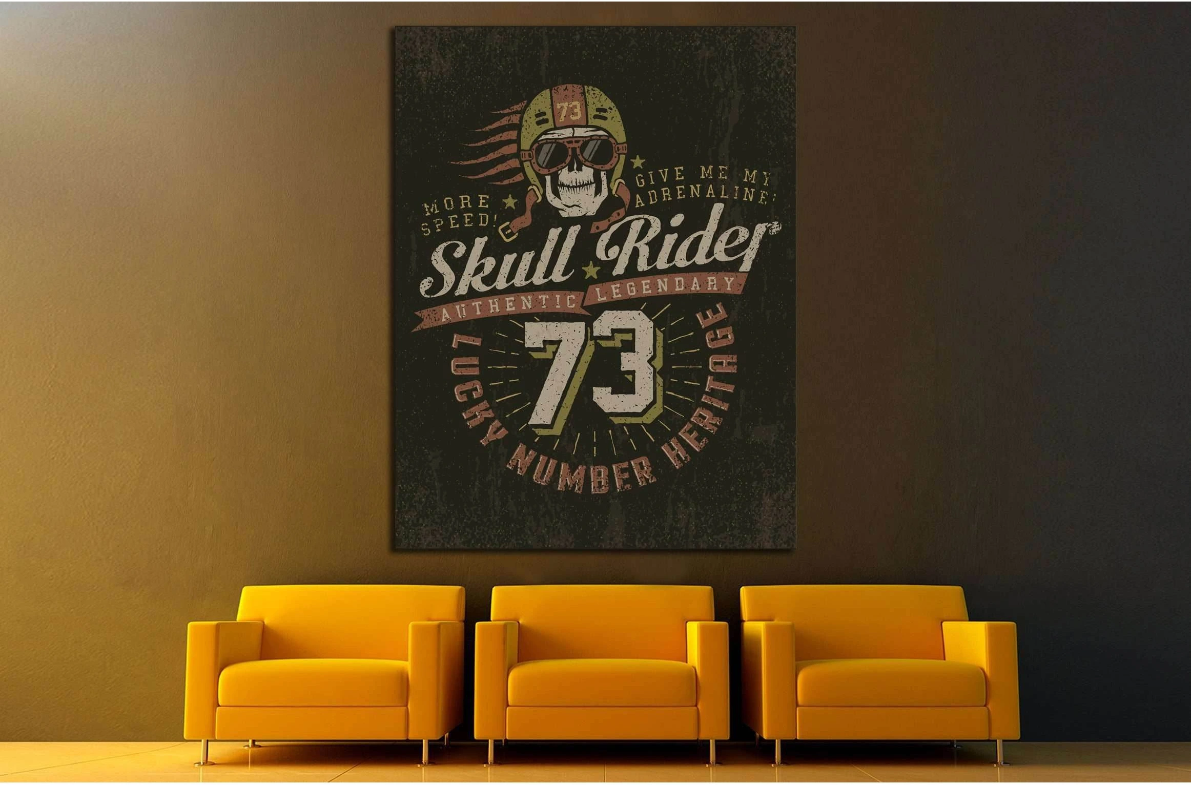 lucky numer heritage №4587 Ready to Hang Canvas Print - Zellart Canvas Prints ALL_Products, s-4587