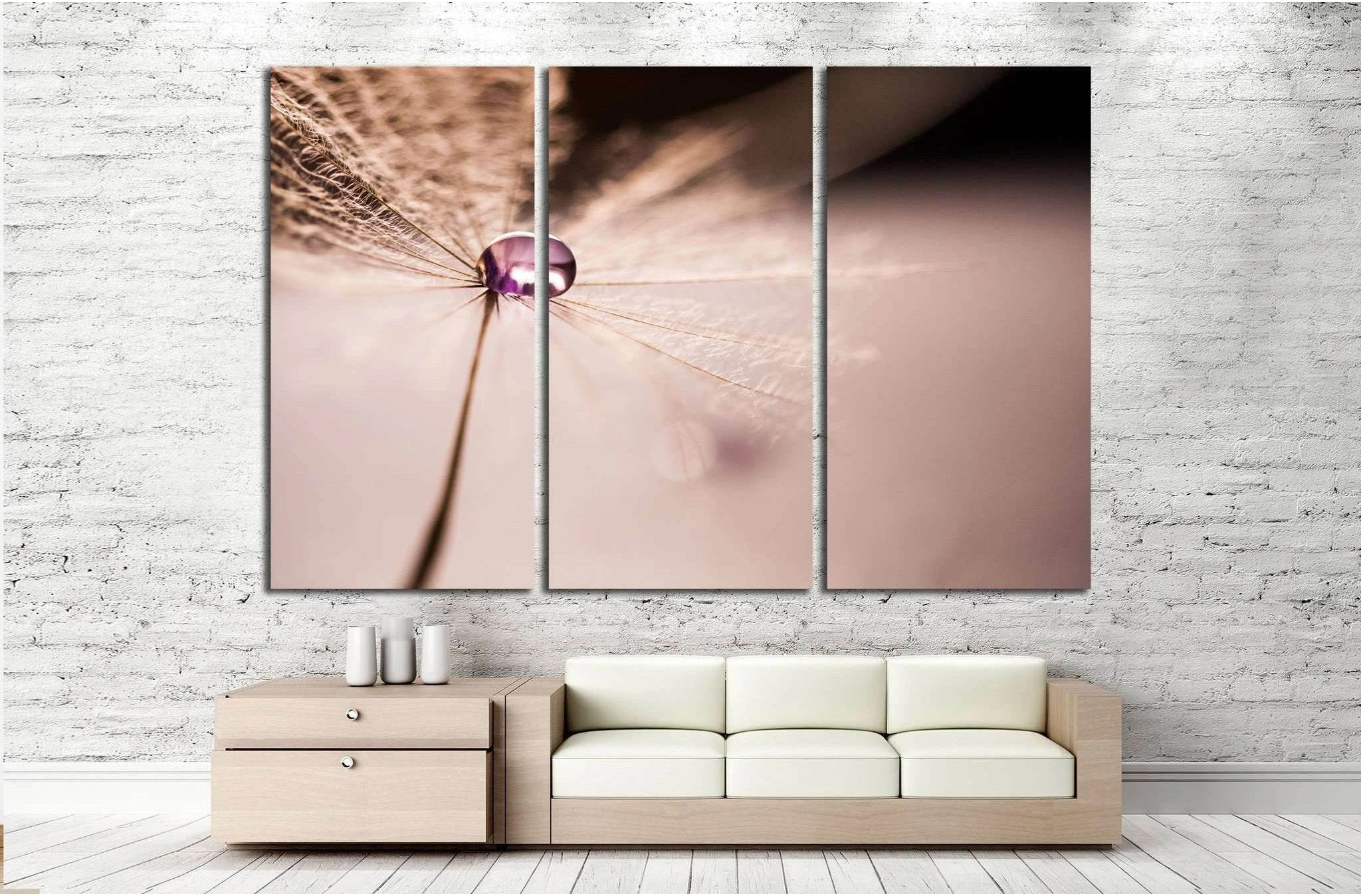 Macro abstract composition №1070 Ready to Hang Canvas Print - Zellart Canvas Prints ALL_Products, s-1070