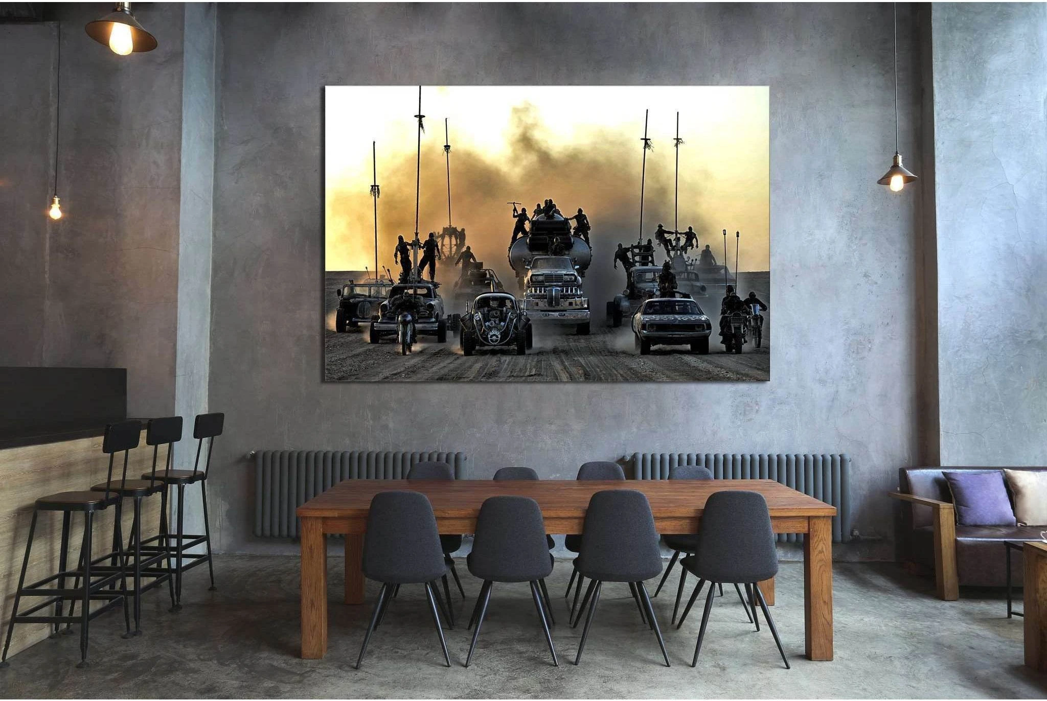 Mad Max Fury №2002 Ready to Hang Canvas Print - Zellart Canvas Prints ALL_Products