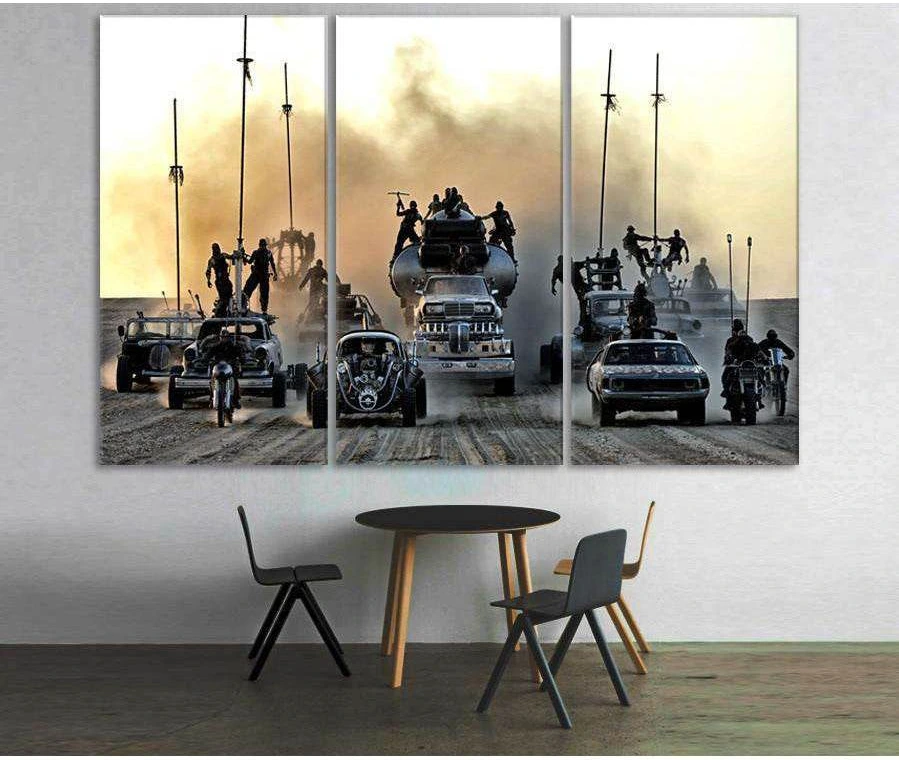 Mad Max Fury №2002 Ready to Hang Canvas Print - Zellart Canvas Prints ALL_Products