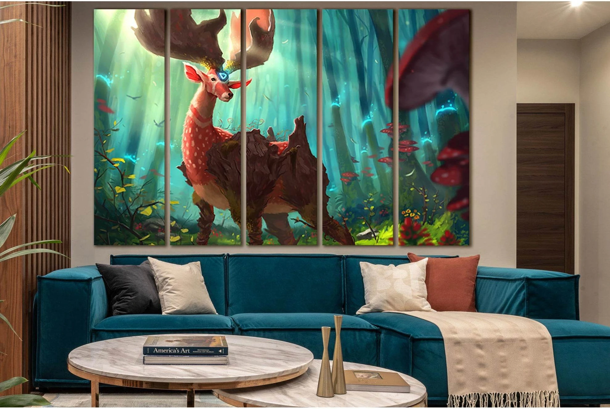 Magical Animal №SL1268 Ready to Hang Canvas Print - Zellart Canvas Prints 0new, ALL_Products, Fantasy And Sci Fi Wall Art