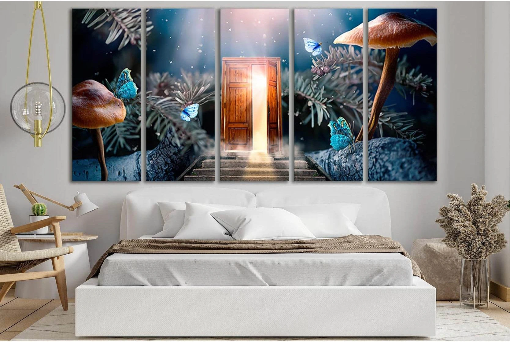 Magical Open Secret Door №SL1265 Ready to Hang Canvas Print - Zellart Canvas Prints 0new, ALL_Products, Fantasy And Sci Fi Wall Art