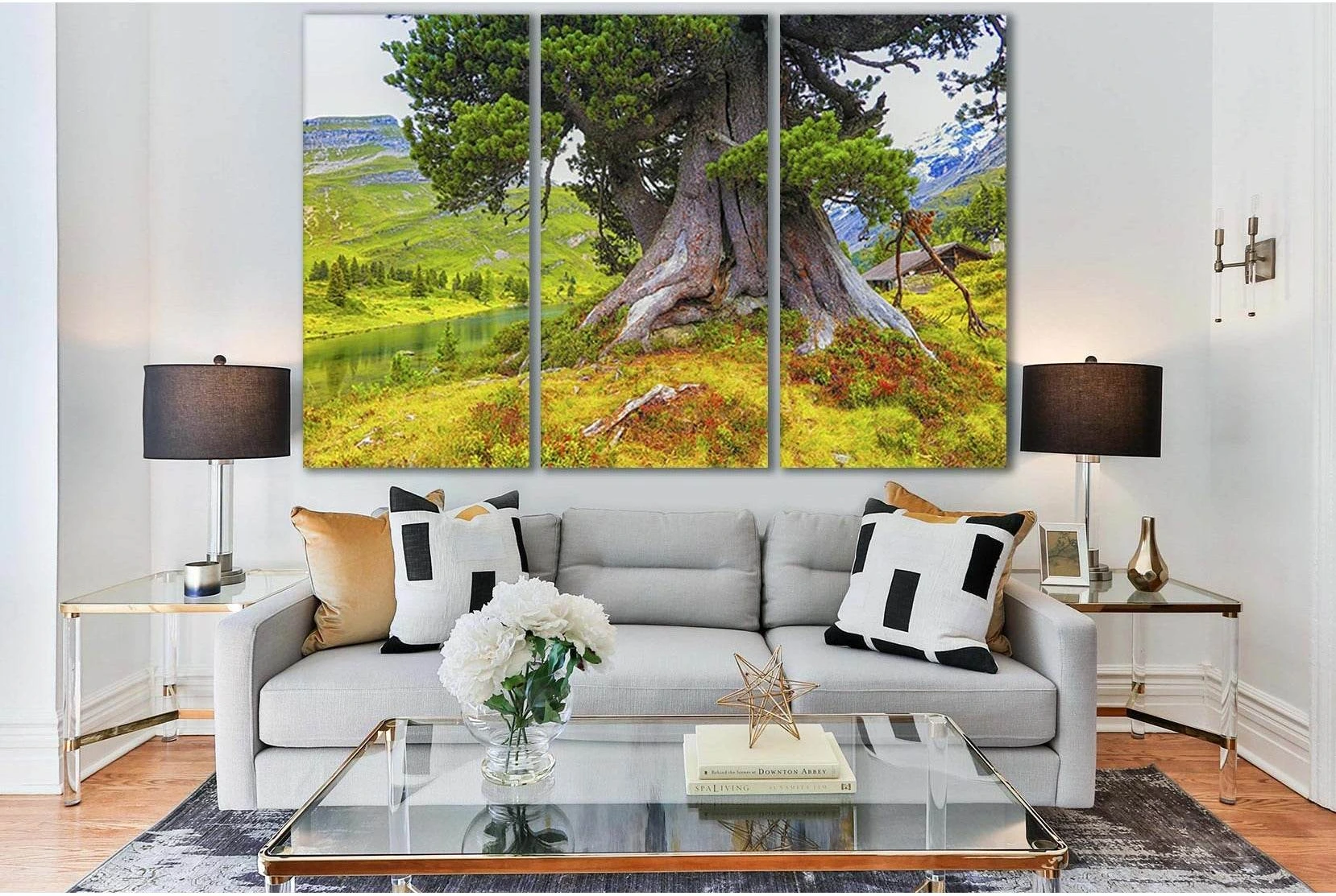 Magnificent Tree №SL812 Ready to Hang Canvas Print - Zellart Canvas Prints 0new, ALL_Products, Trees Wall Art