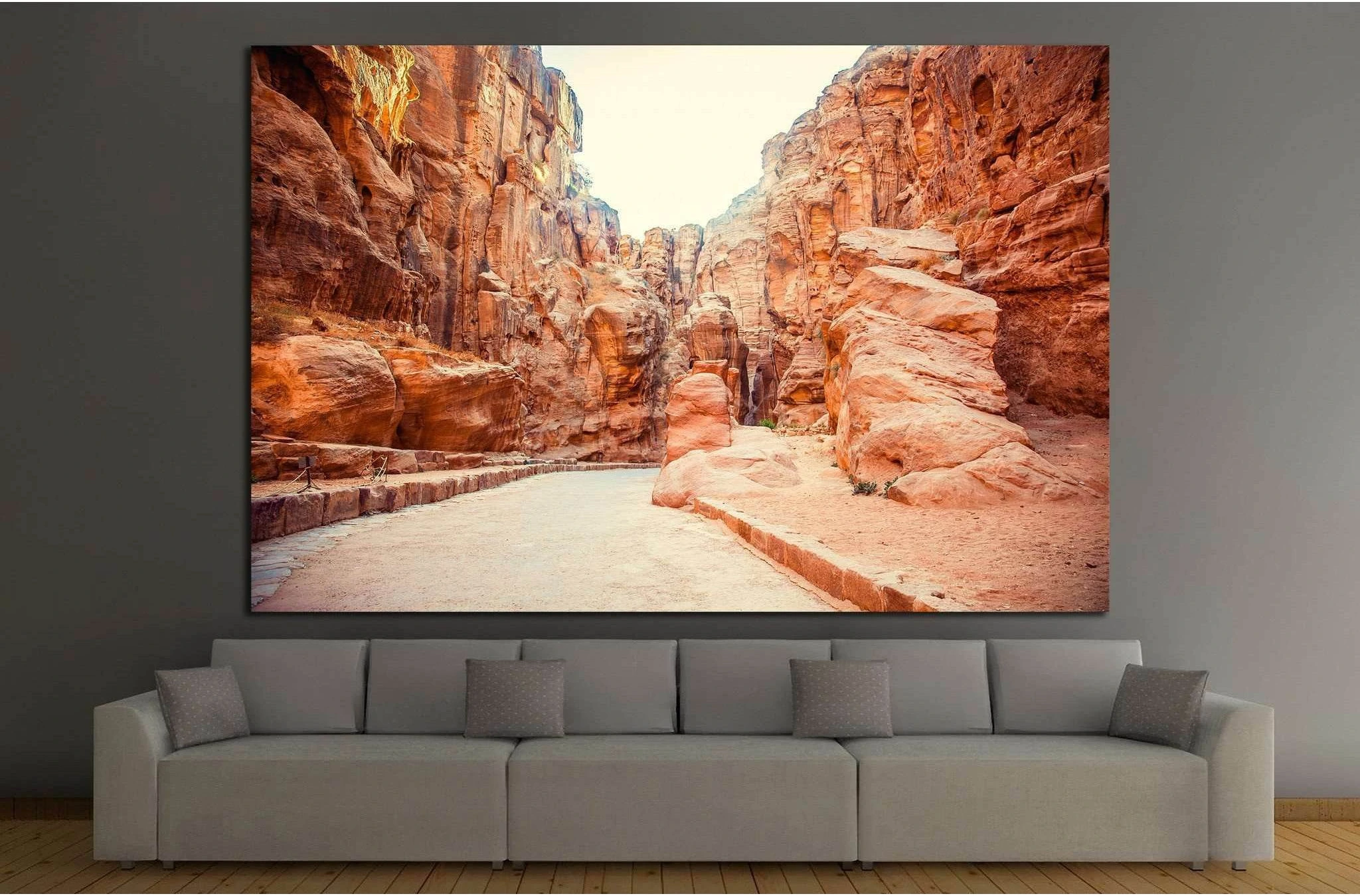 Main entrance to ancient city №832 Ready to Hang Canvas Print - Zellart Canvas Prints ALL_Products, s-832