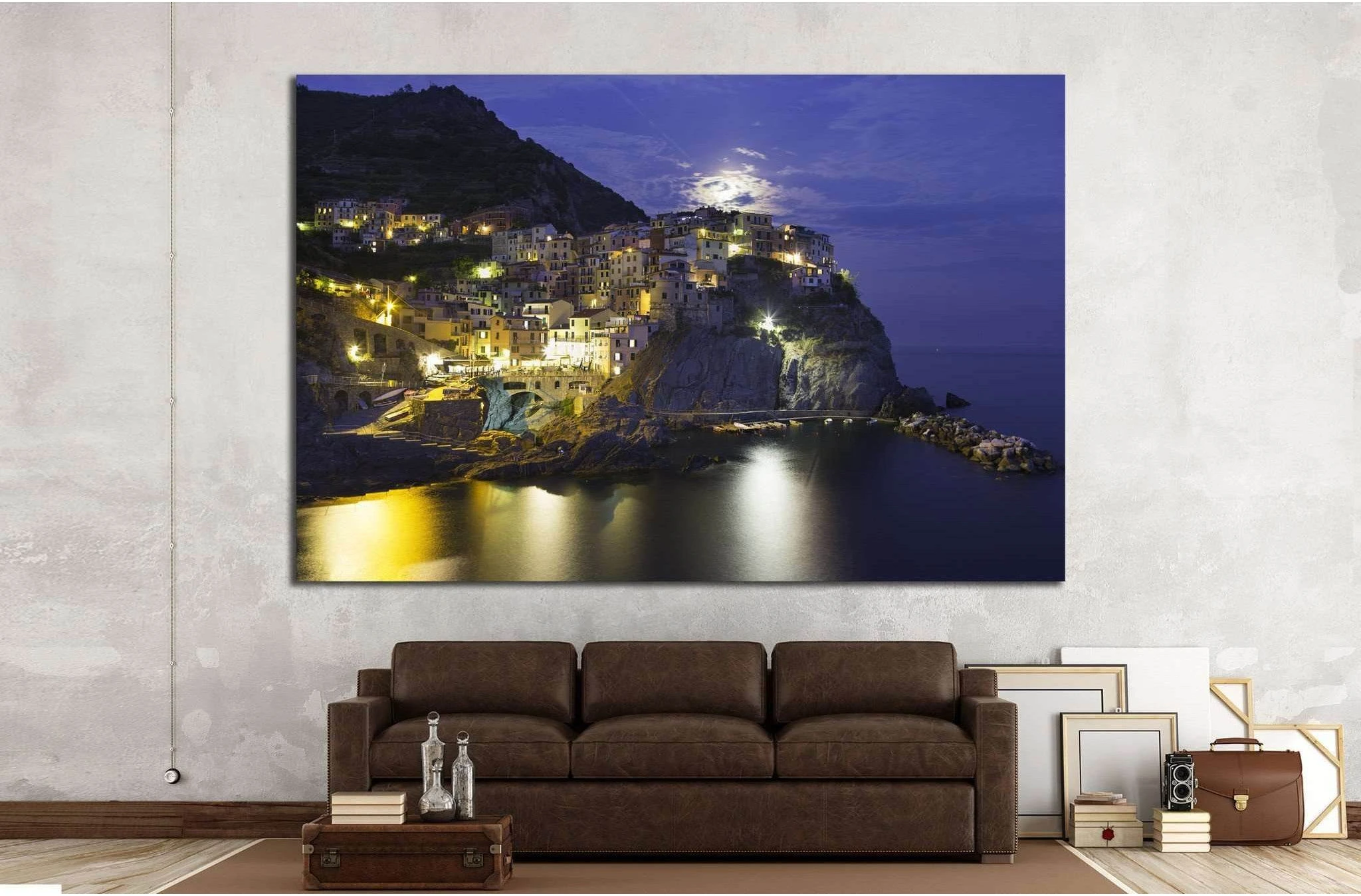 Manarola, Cinque Terre, Italy №1240 Ready to Hang Canvas Print - Zellart Canvas Prints ALL_Products, s-1240