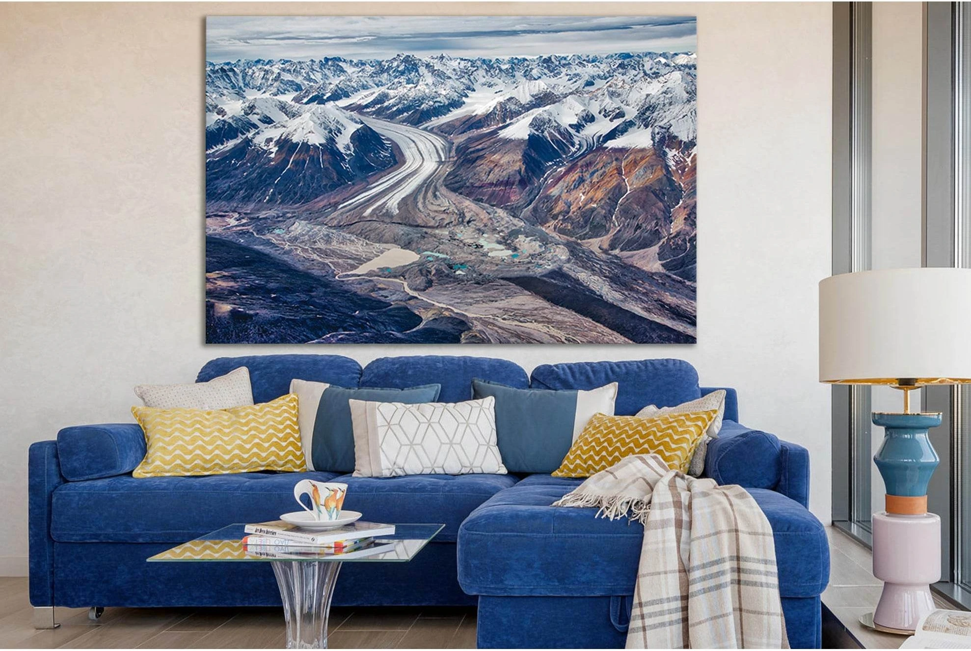 Melting Glacier In East Greenland №SL1319 Ready to Hang Canvas Print - Zellart Canvas Prints 0new, ALL_Products, Glacials