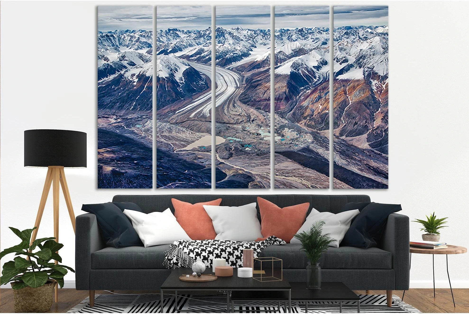 Melting Glacier In East Greenland №SL1319 Ready to Hang Canvas Print - Zellart Canvas Prints 0new, ALL_Products, Glacials