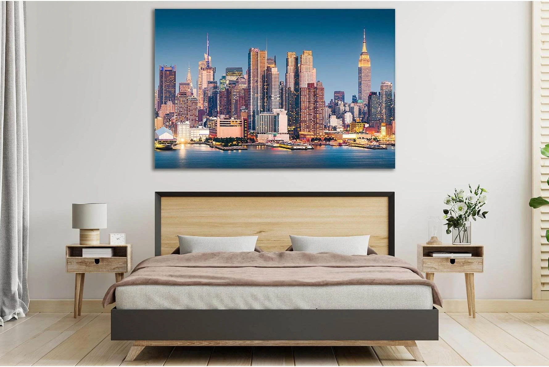 Midtown Manhattan Skyline №SL380 Ready to Hang Canvas Print - Zellart Canvas Prints 0_NY_ART, 0new, ALL_Products, Cityscapes & Skylines