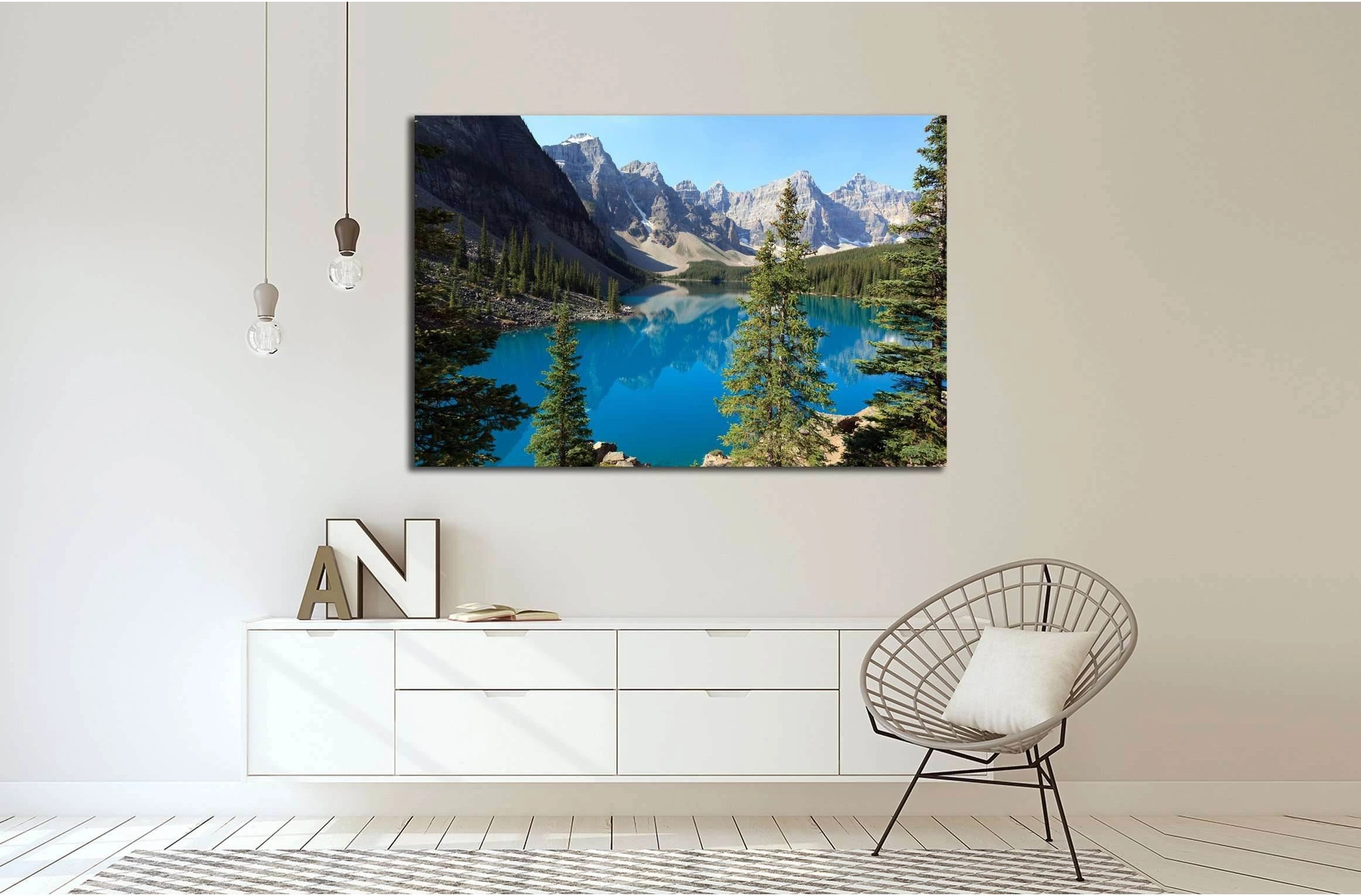 Moraine Lake №2870 Ready to Hang Canvas Print - Zellart Canvas Prints ALL_Products, s-2870