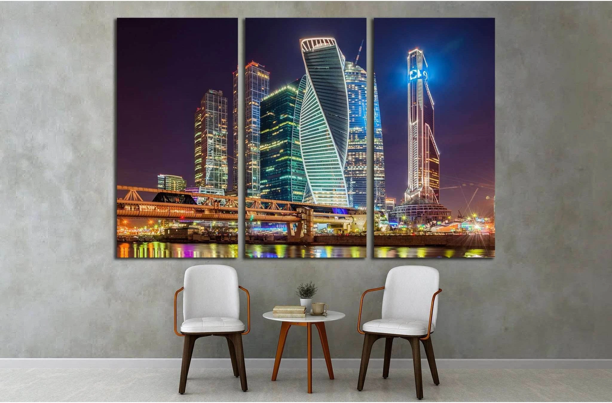 Moscow, Russia №1551 Ready to Hang Canvas Print - Zellart Canvas Prints ALL_Products, s-1551