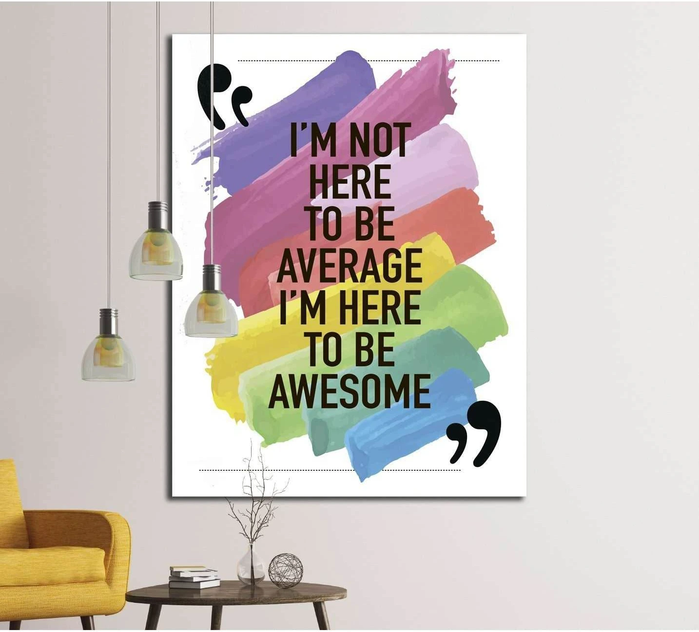 Motivational quote №4601 Ready to Hang Canvas Print - Zellart Canvas Prints 000Negative, ALL_Products, s-4601
