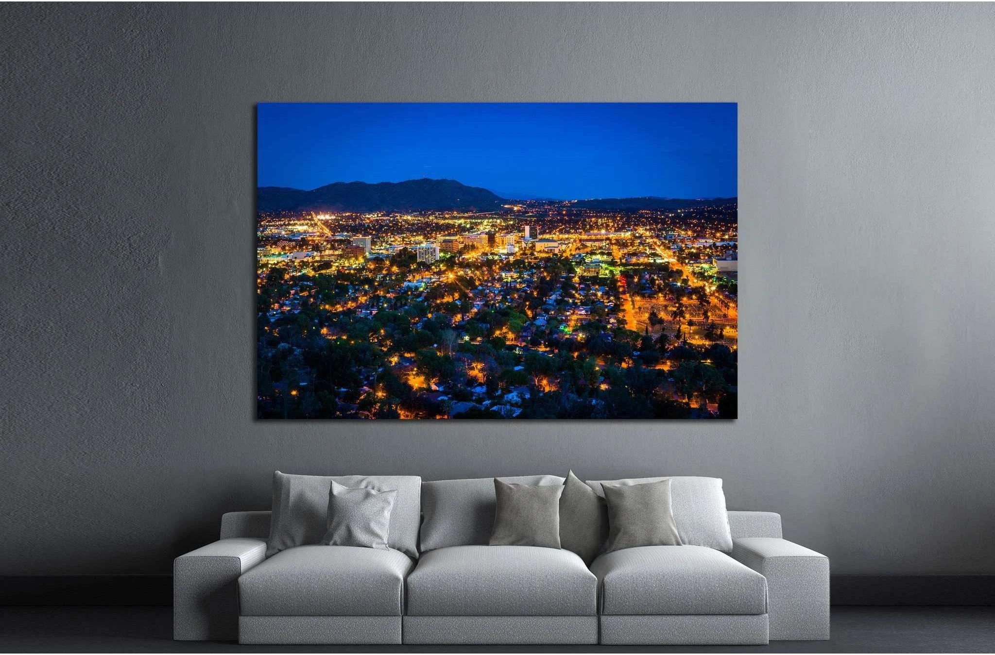 Mount Rubidoux Park, in Riverside, California №1733 Ready to Hang Canvas Print - Zellart Canvas Prints ALL_Products, s-1733