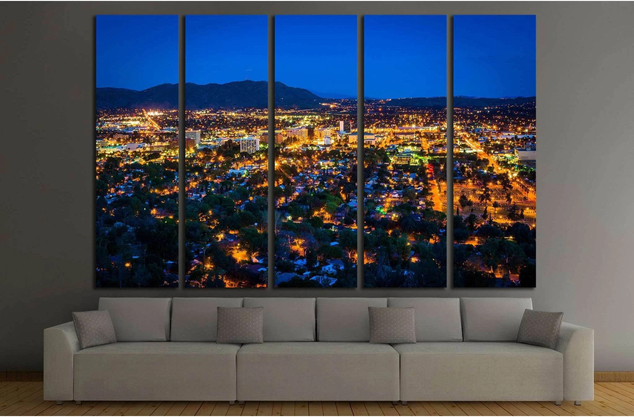 Mount Rubidoux Park, in Riverside, California №1733 Ready to Hang Canvas Print - Zellart Canvas Prints ALL_Products, s-1733