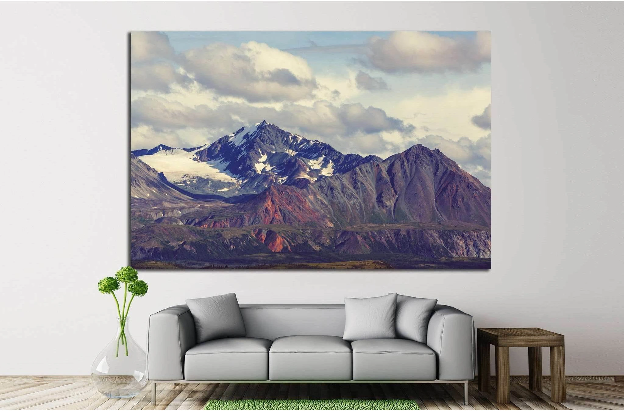 Mountain №717 Ready to Hang Canvas Print - Zellart Canvas Prints ALL_Products, s-717