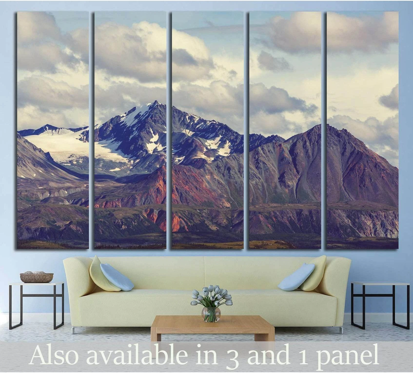 Mountain №717 Ready to Hang Canvas Print - Zellart Canvas Prints ALL_Products, s-717