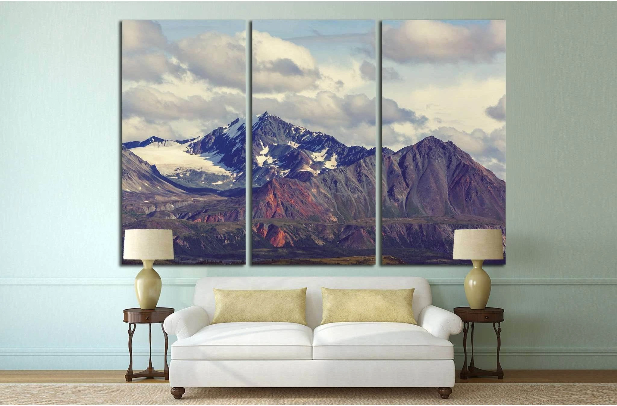 Mountain №717 Ready to Hang Canvas Print - Zellart Canvas Prints ALL_Products, s-717
