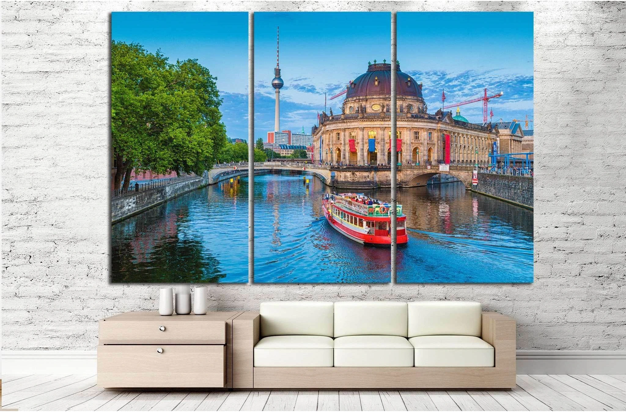 Museum Island, Berlin, Germany №847 Ready to Hang Canvas Print - Zellart Canvas Prints ALL_Products, s-847