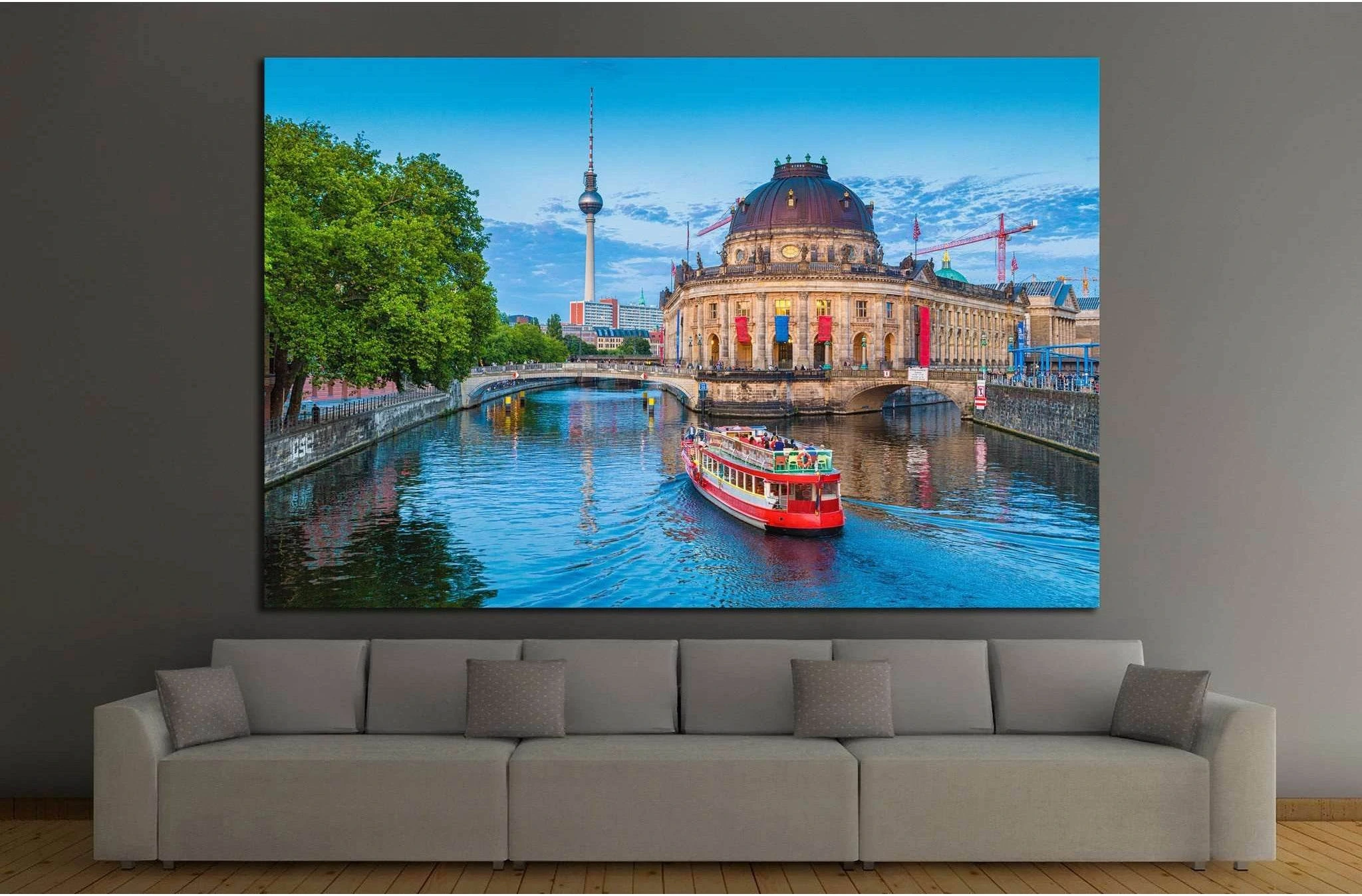Museum Island, Berlin, Germany №847 Ready to Hang Canvas Print - Zellart Canvas Prints ALL_Products, s-847