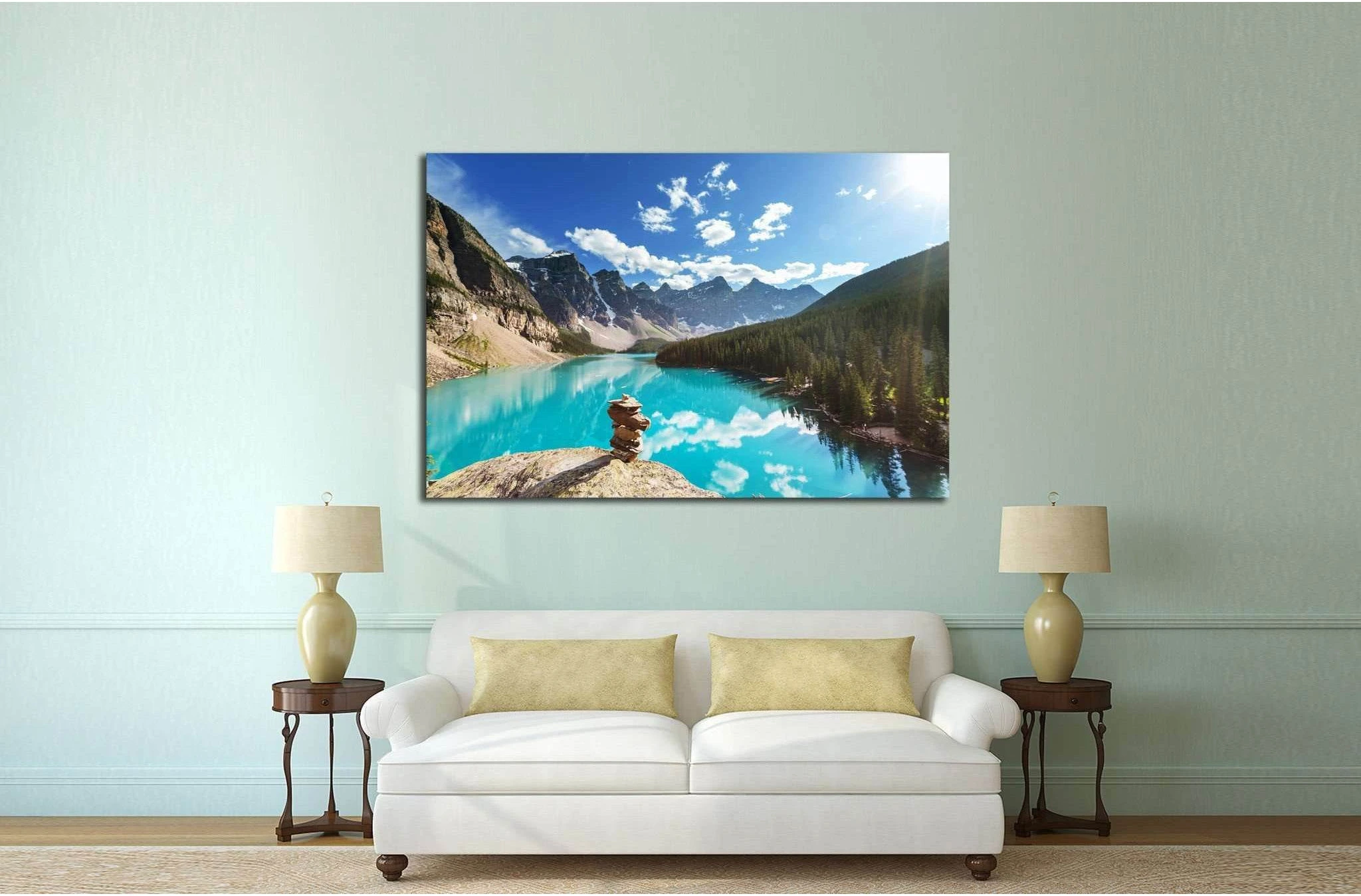 National park, Canada №593 Ready to Hang Canvas Print - Zellart Canvas Prints ALL_Products, s-593