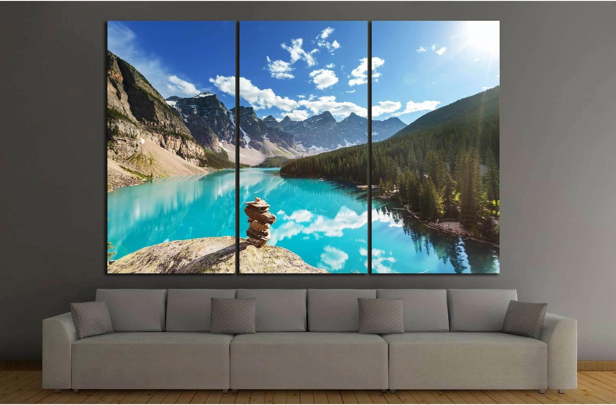National park, Canada №593 Ready to Hang Canvas Print - Zellart Canvas Prints ALL_Products, s-593
