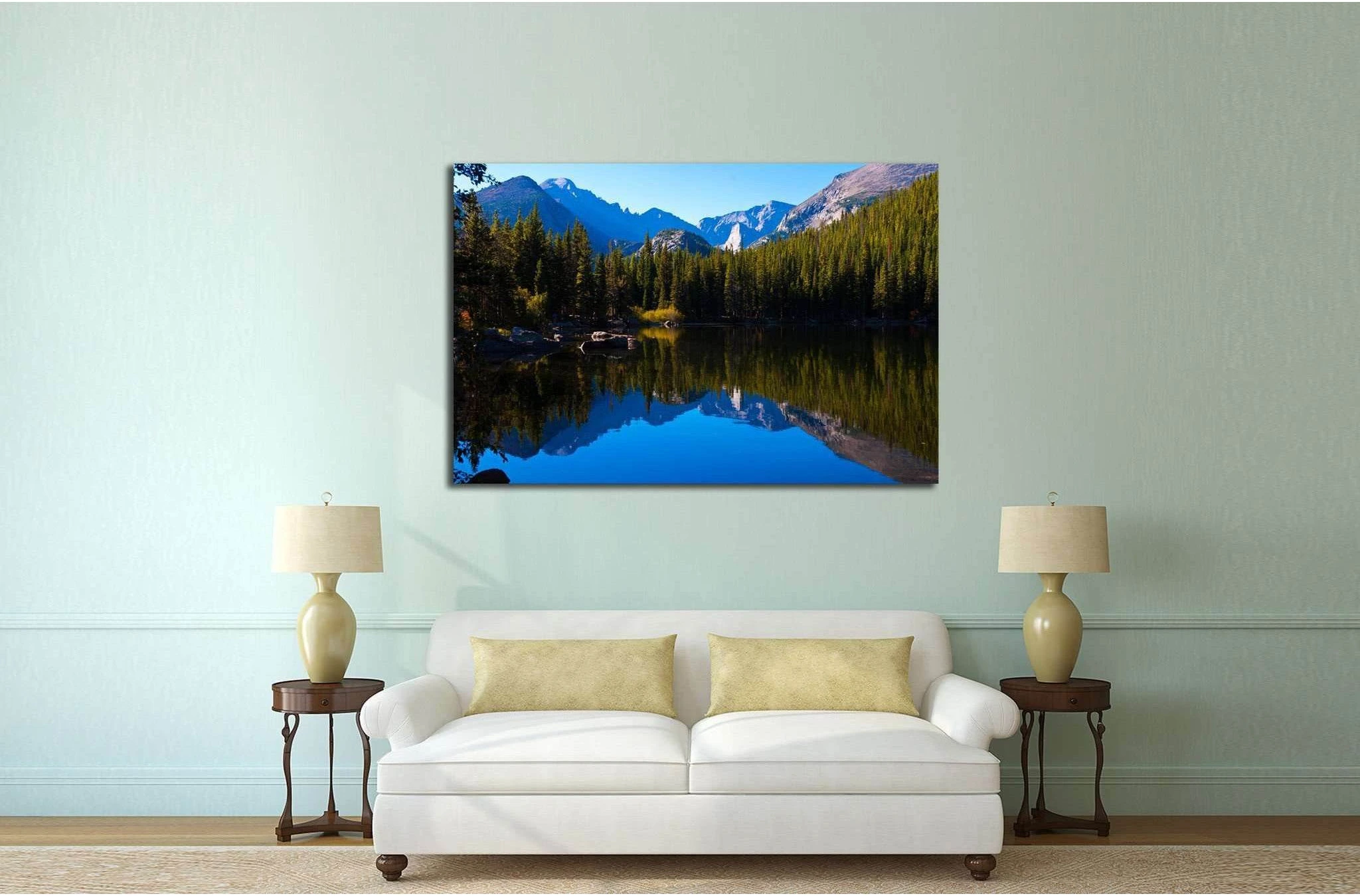 National Park, Colorado №600 Ready to Hang Canvas Print - Zellart Canvas Prints ALL_Products, s-600