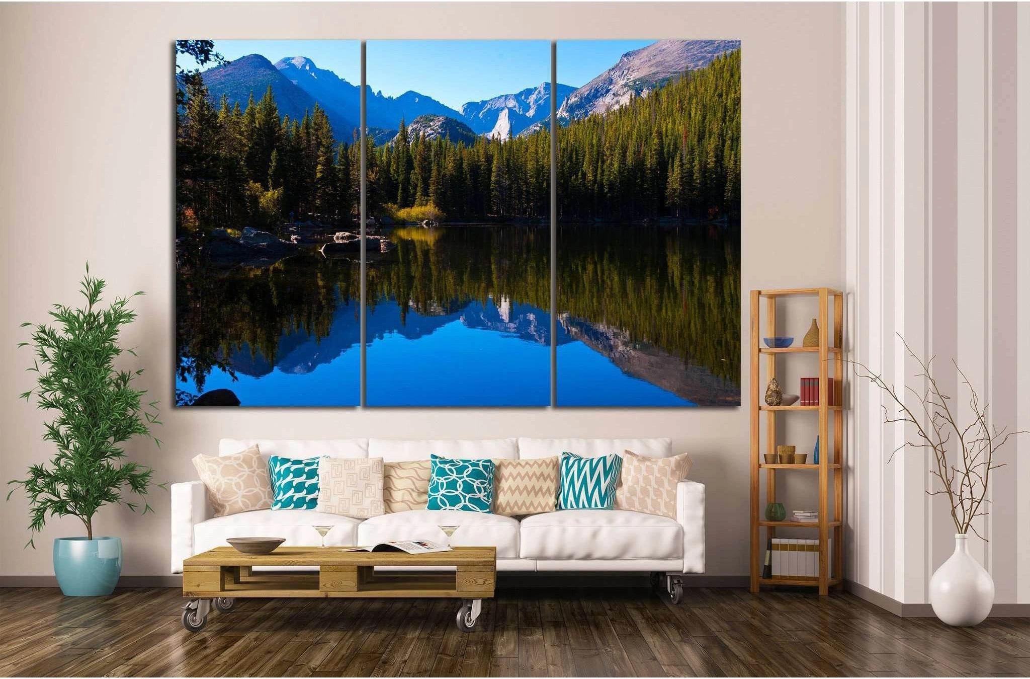 National Park, Colorado №600 Ready to Hang Canvas Print - Zellart Canvas Prints ALL_Products, s-600