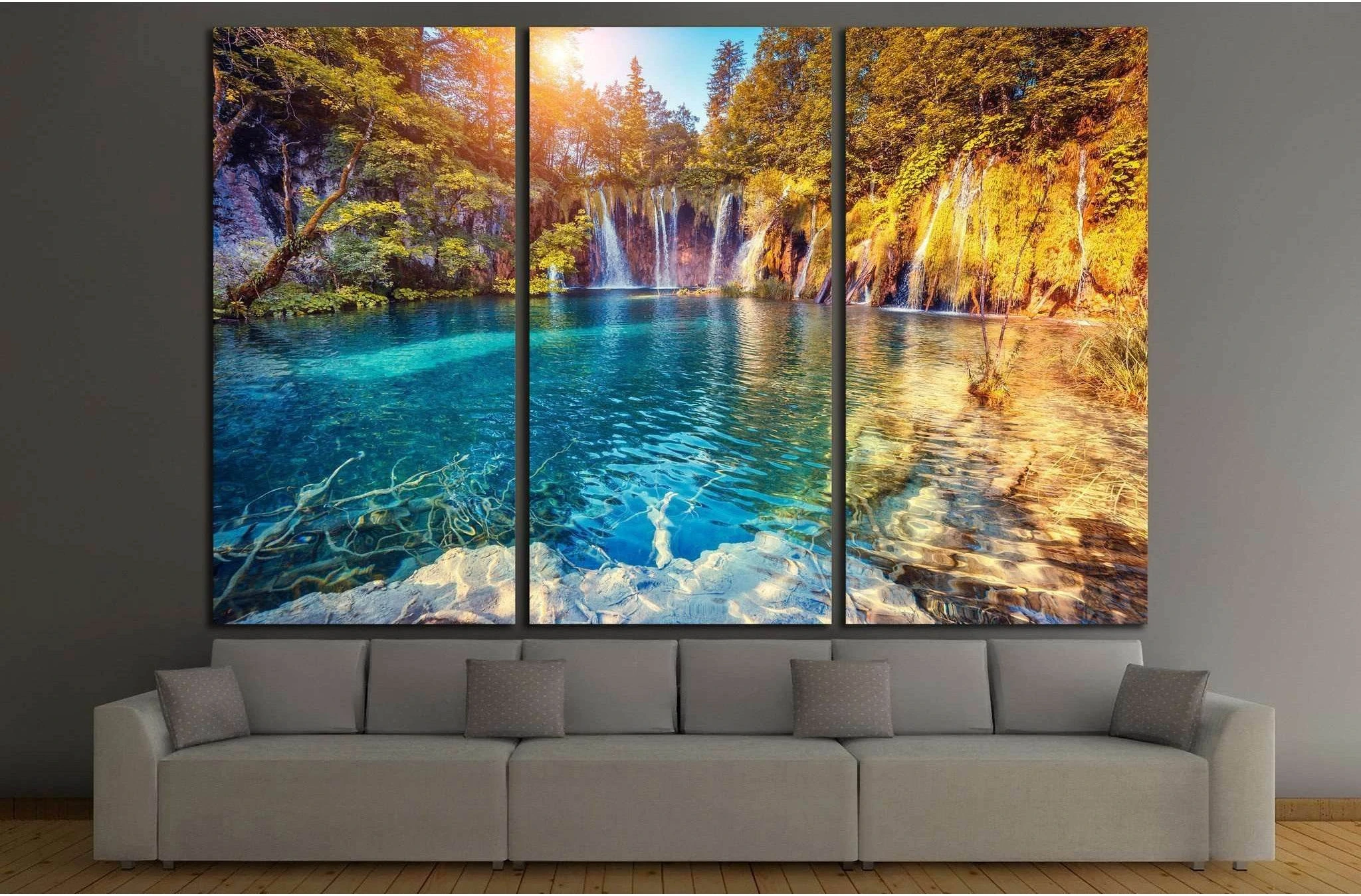 National Park, Croatia Canvas Print, Ready to Hang №631 - Zellart Canvas Prints ALL_Products, s-631