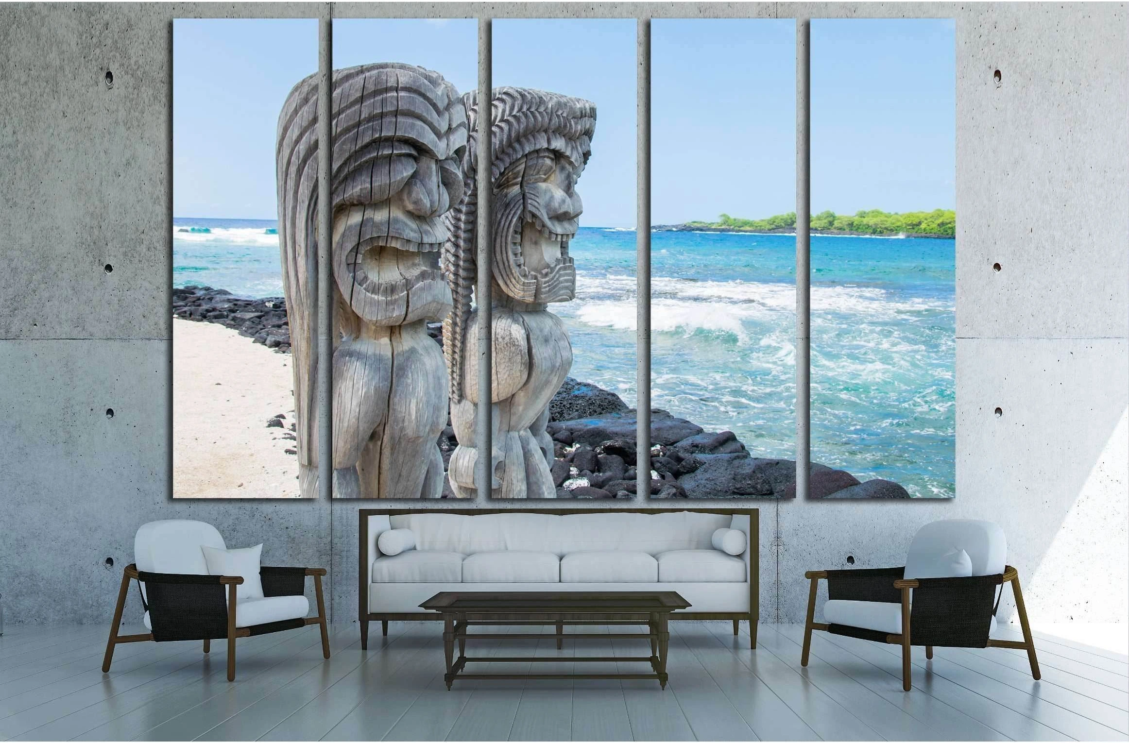 National Park. Hawaii №3137 Ready to Hang Canvas Print - Zellart Canvas Prints ALL_Products, s-3137
