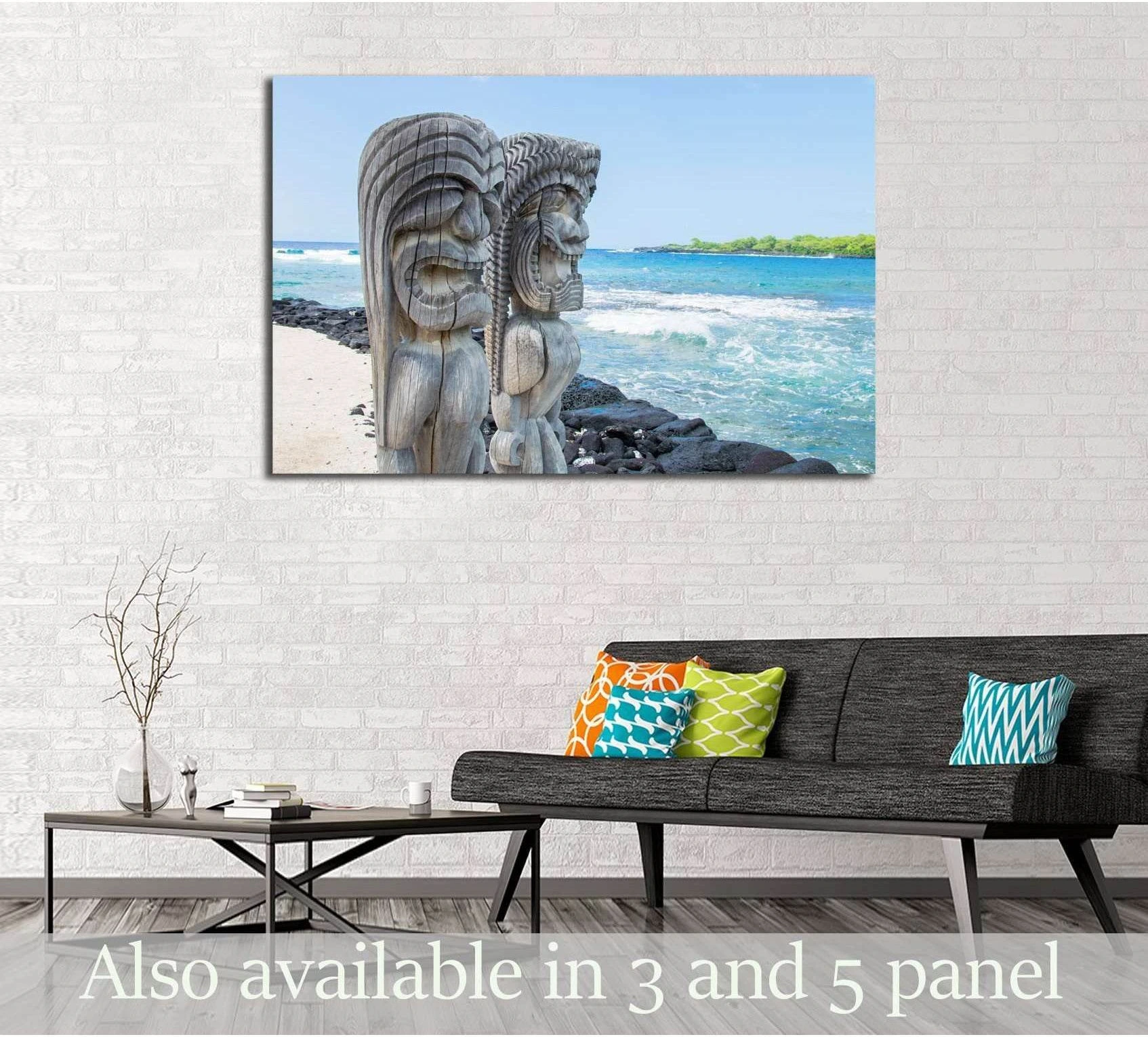 National Park. Hawaii showing blue ocean wall art with water and coastal depth.