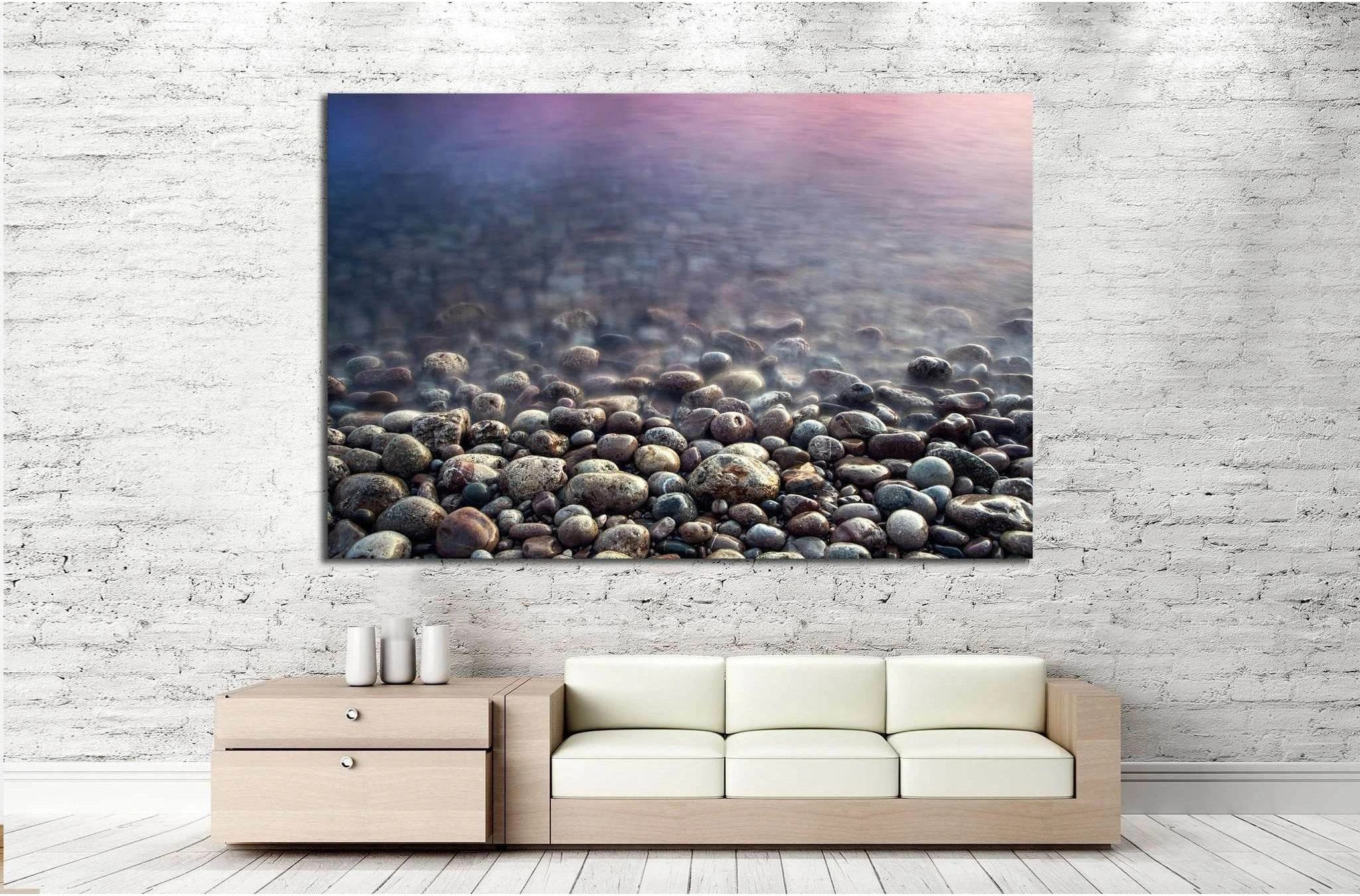 Nature composition of sunset №838 Ready to Hang Canvas Print - Zellart Canvas Prints ALL_Products, s-838