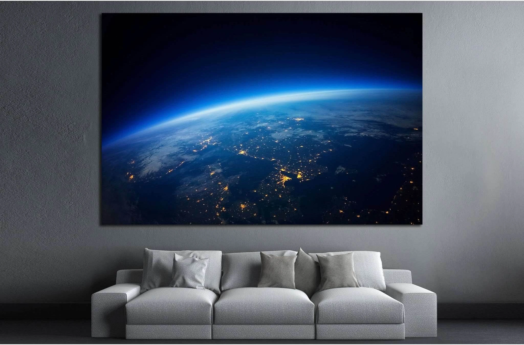 Near Space №861 Ready to Hang Canvas Print - Zellart Canvas Prints ALL_Products, s-861