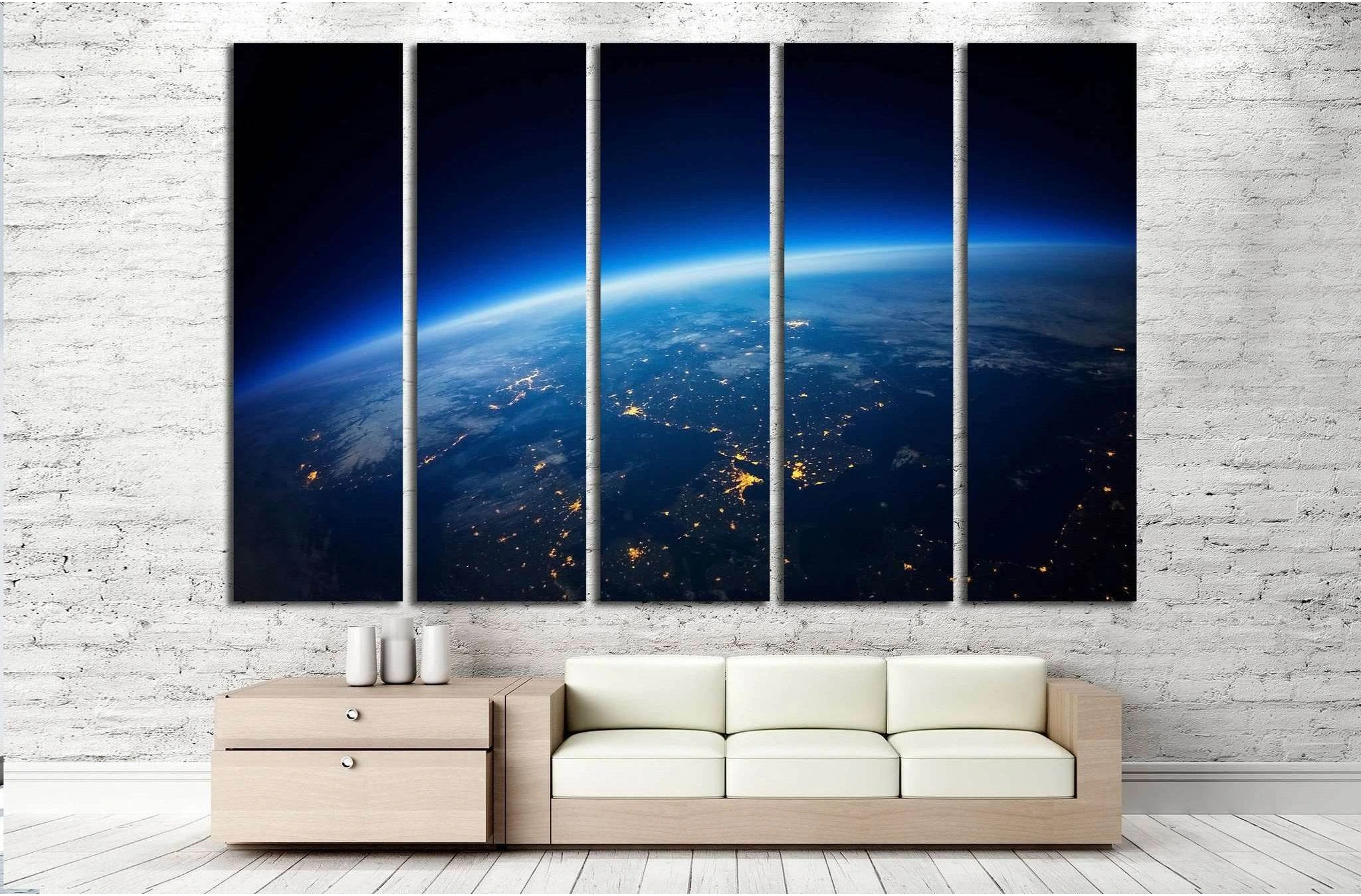 Near Space №861 Ready to Hang Canvas Print - Zellart Canvas Prints ALL_Products, s-861